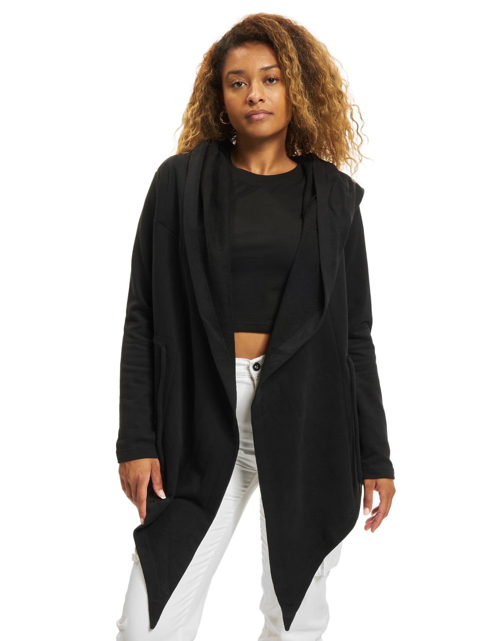 Urban Classics Ladies Hooded Sweat Cardigan – Bild 4
