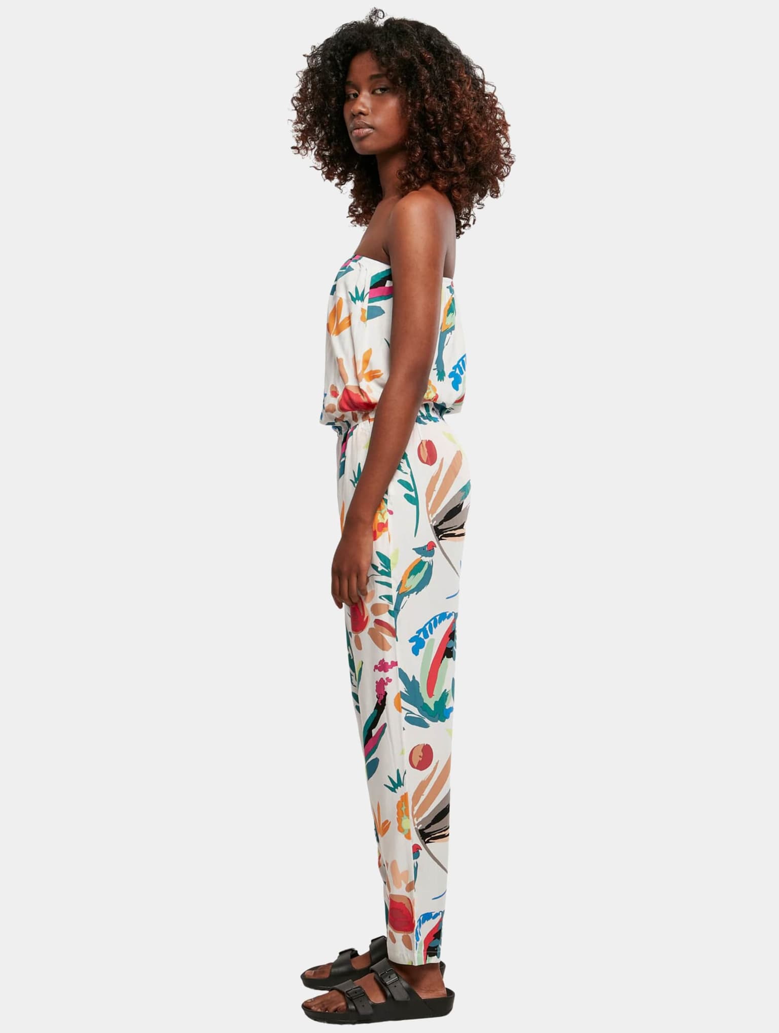 Urban Classics Ladies Viscose Bandeau Jumpsuit – Bild 3