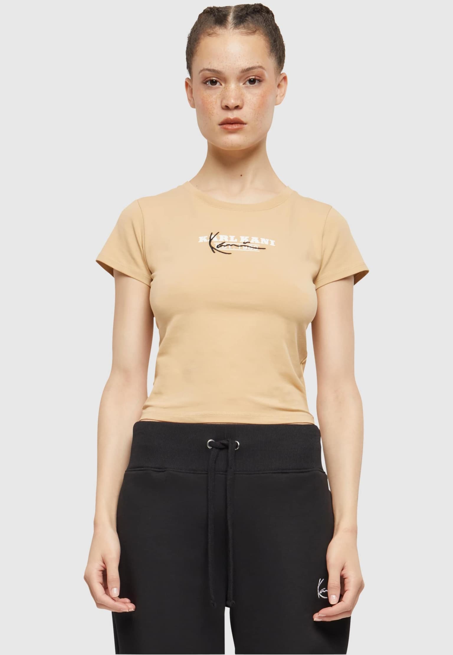KW241-004-1 Karl Kani KK Small Signature Tight Tee