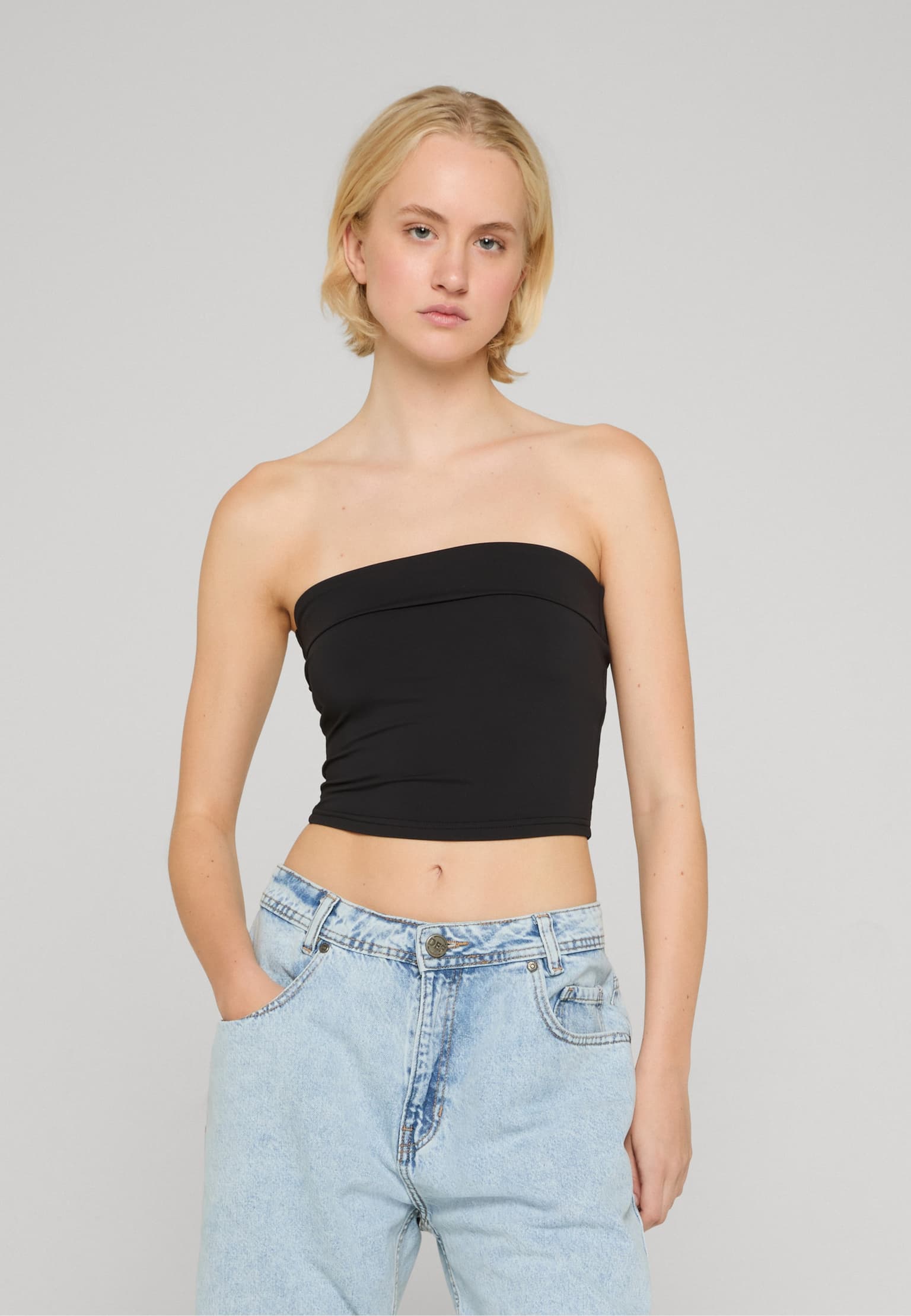 Urban Classics Ladies Bandeau Cropped Top 2-Pack – Bild 2