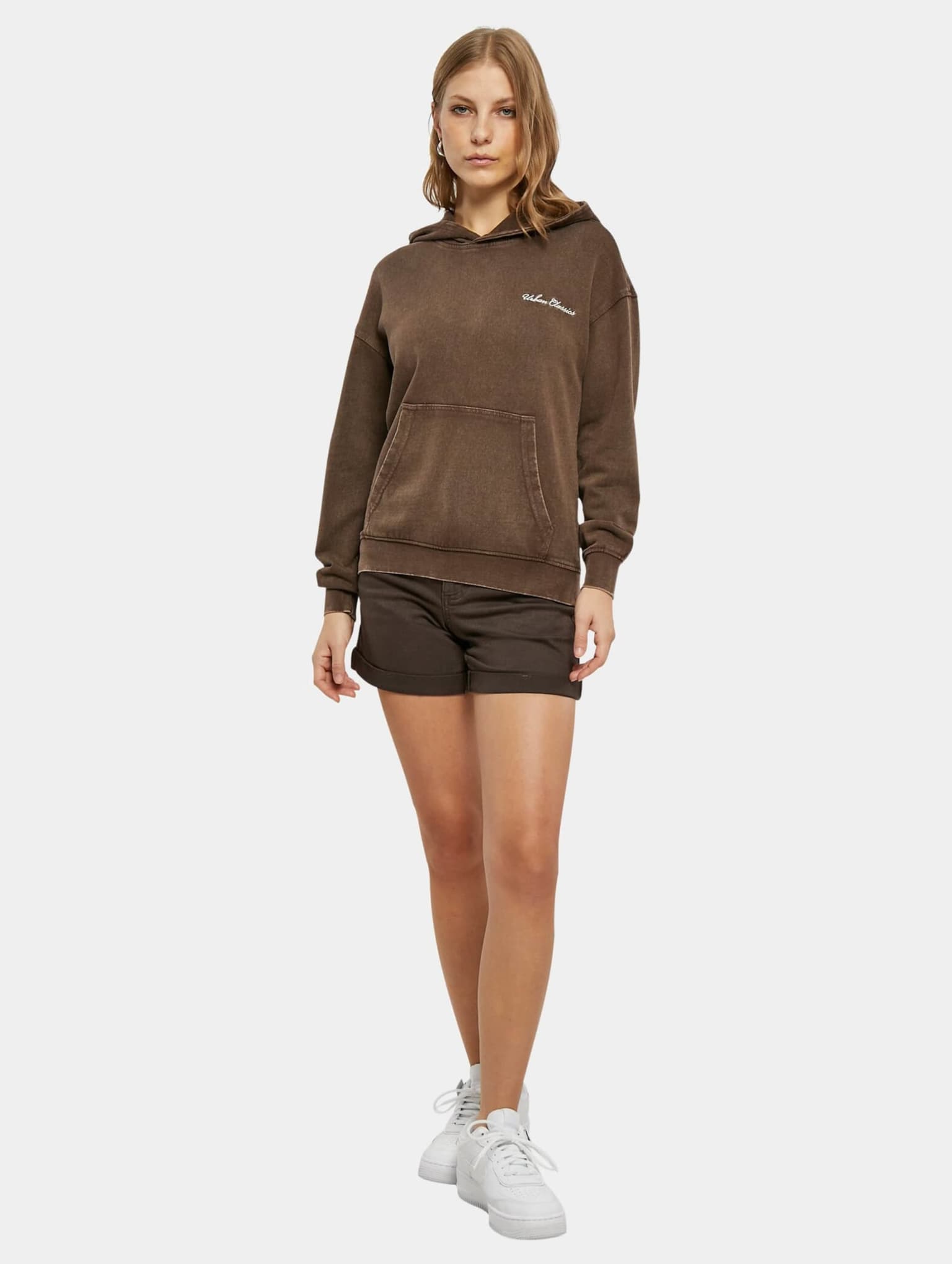 Urban Classics Ladies Small Embroidery Terry Hoody – Bild 2