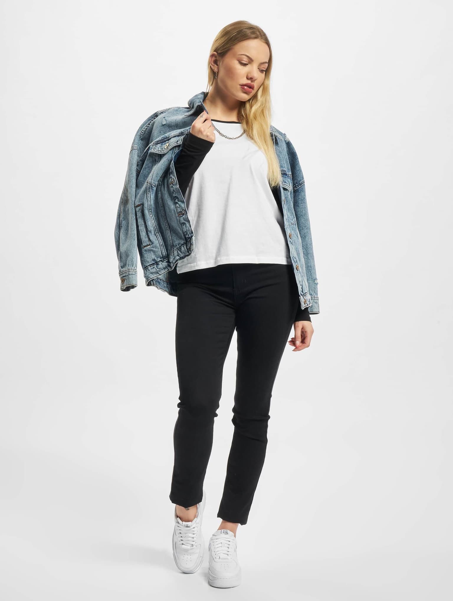 Urban Classics Ladies Contrast Raglan Longsleeve – Bild 4