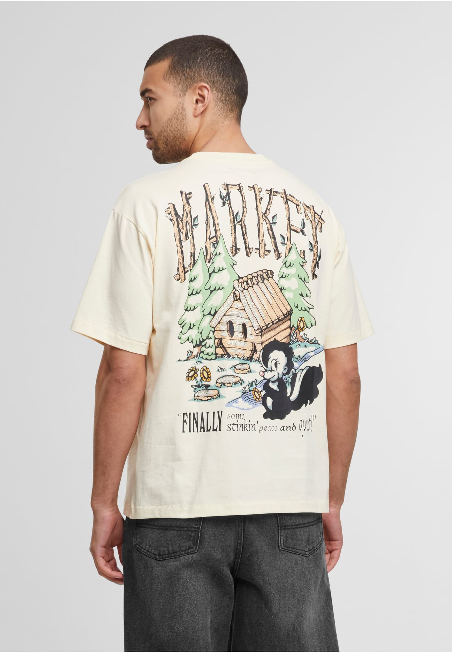 Market Studios SMILEY QUIET CABIN T-SHIRT – Bild 2