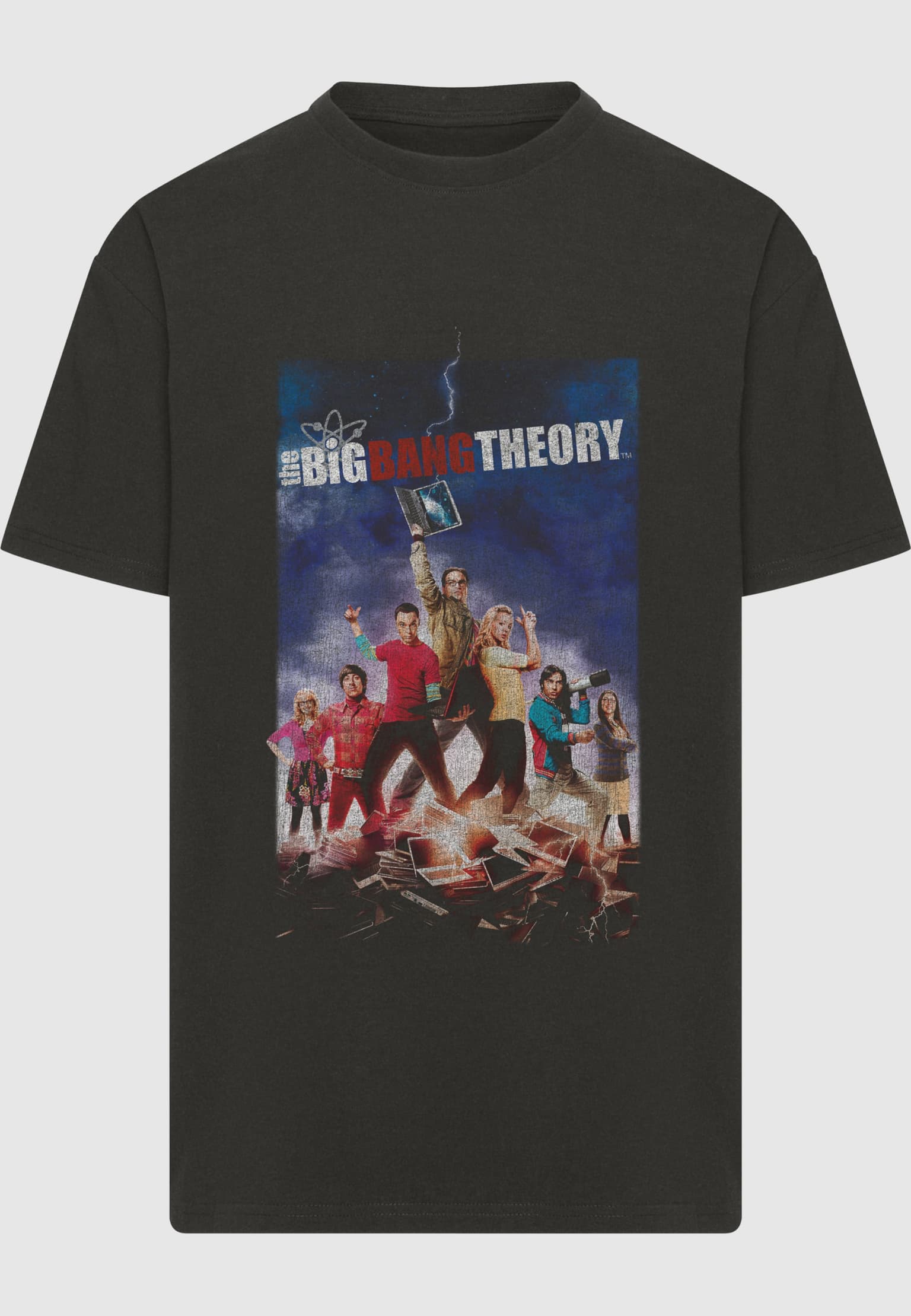 Merchcode The Big Bang Theory Poster Heavy Oversize Tee – Bild 3