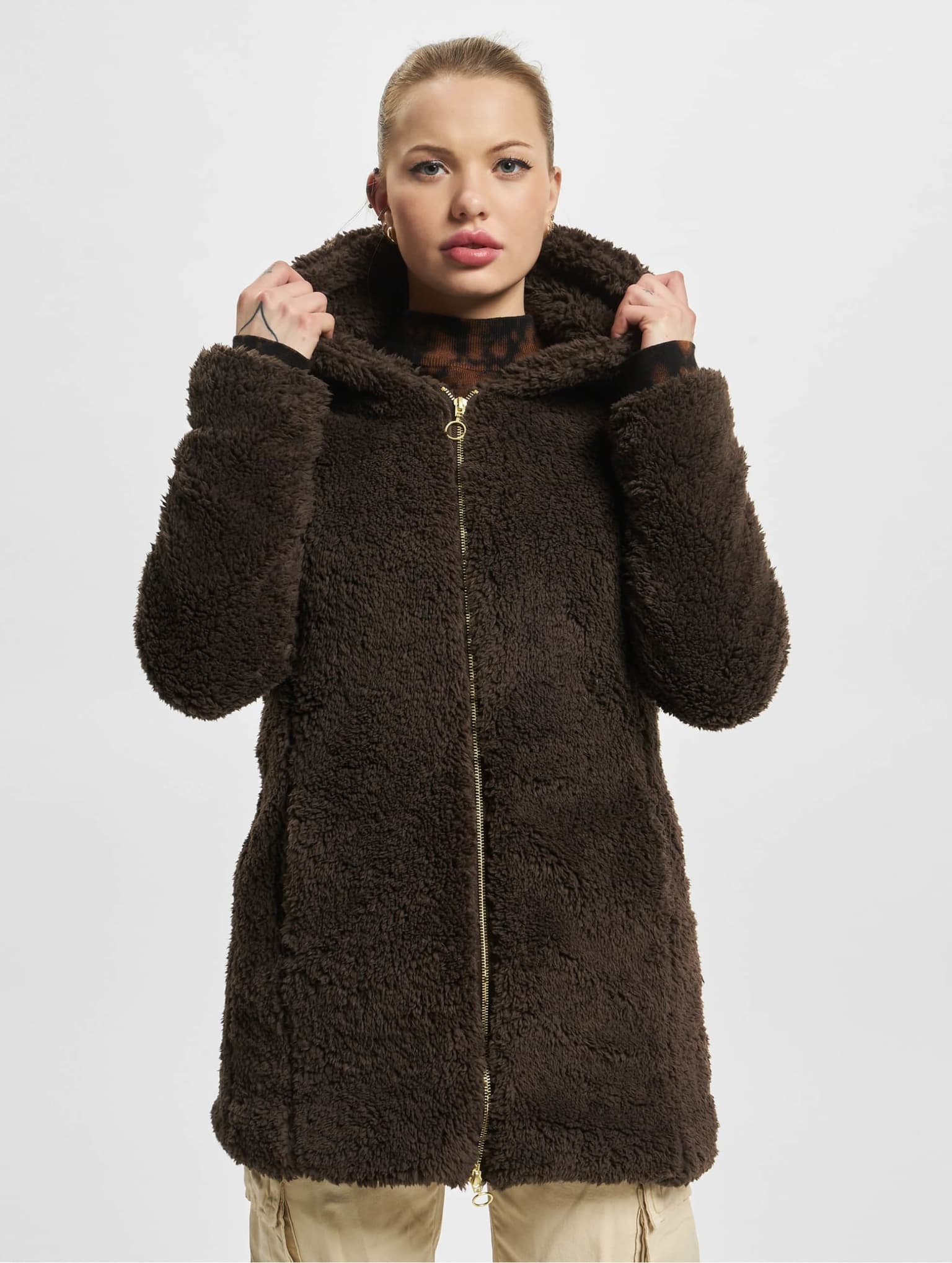 Urban Classics Ladies Sherpa Jacket – Bild 3