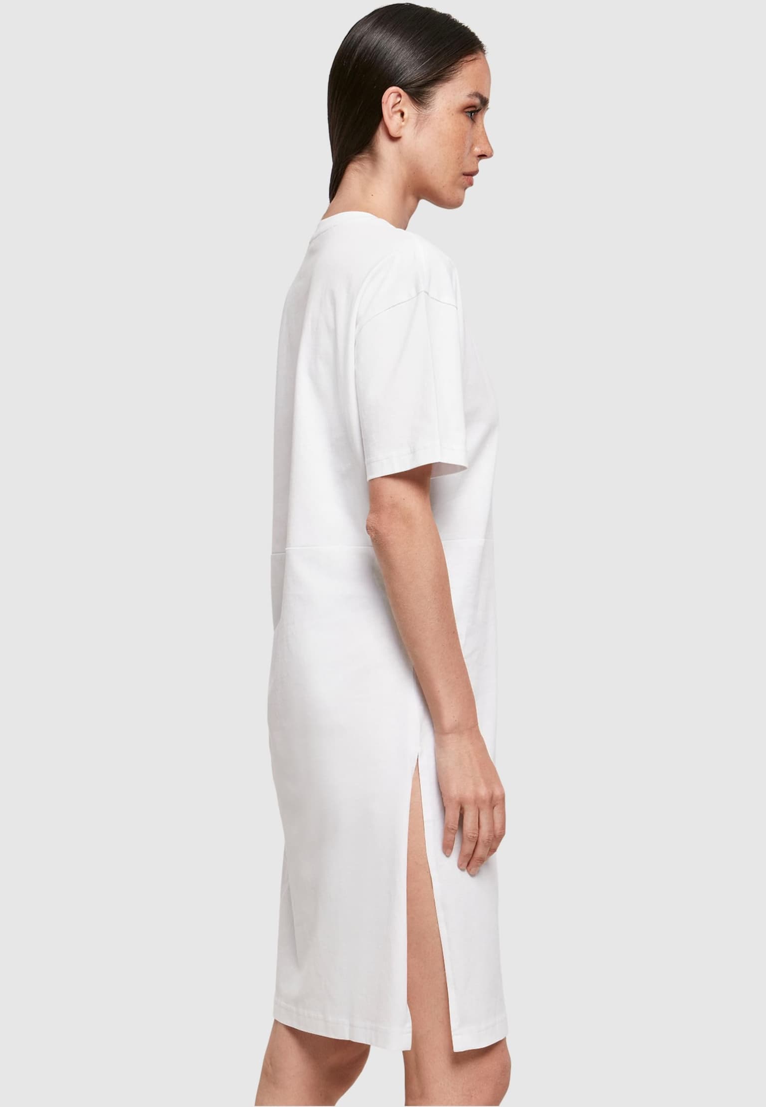 Merchcode Ladies Berlin Essentials Oversized Slit Tee Dress – Bild 4