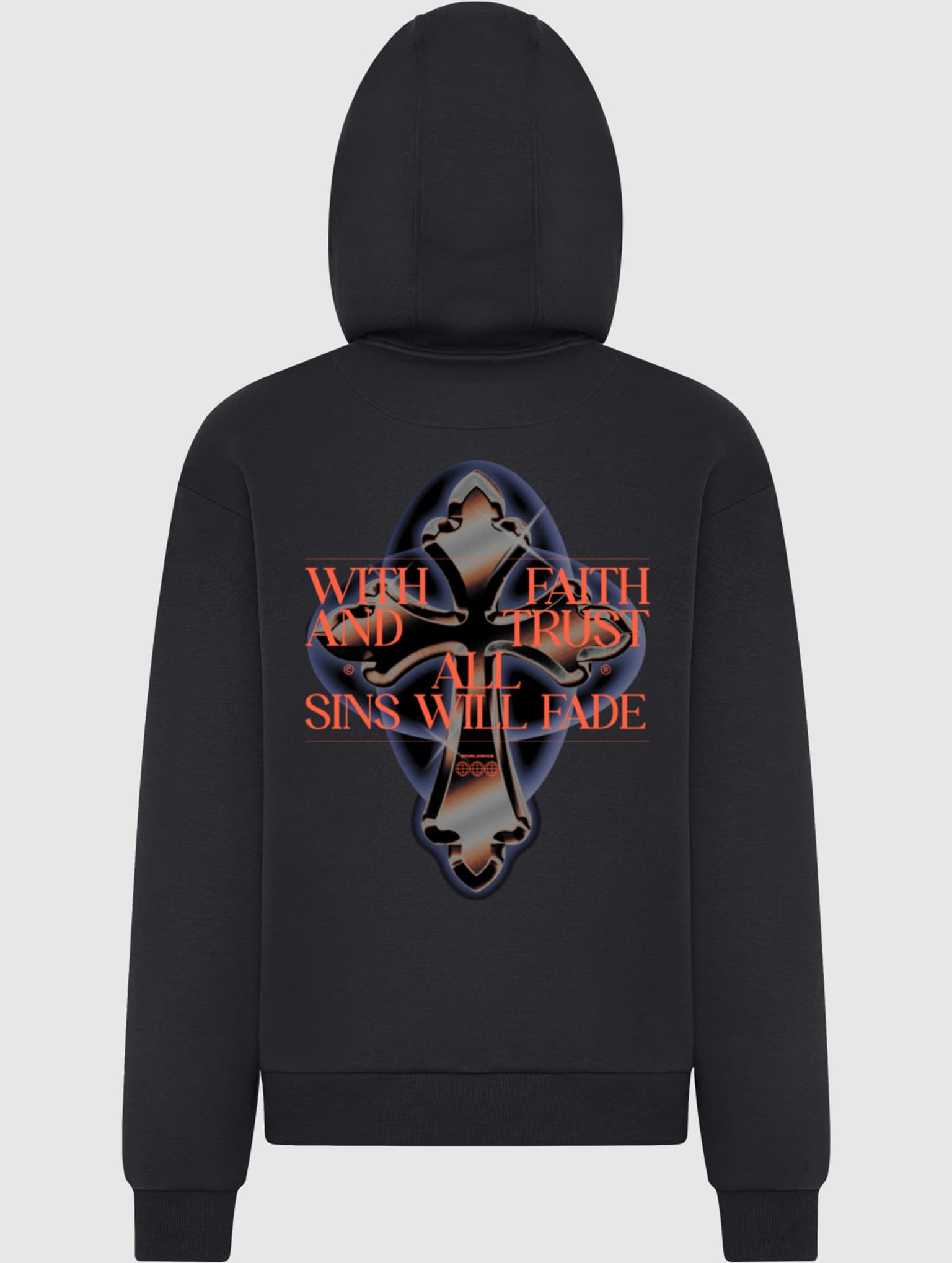 Mister Tee Faith And Trust Fluffy Hoody – Bild 4