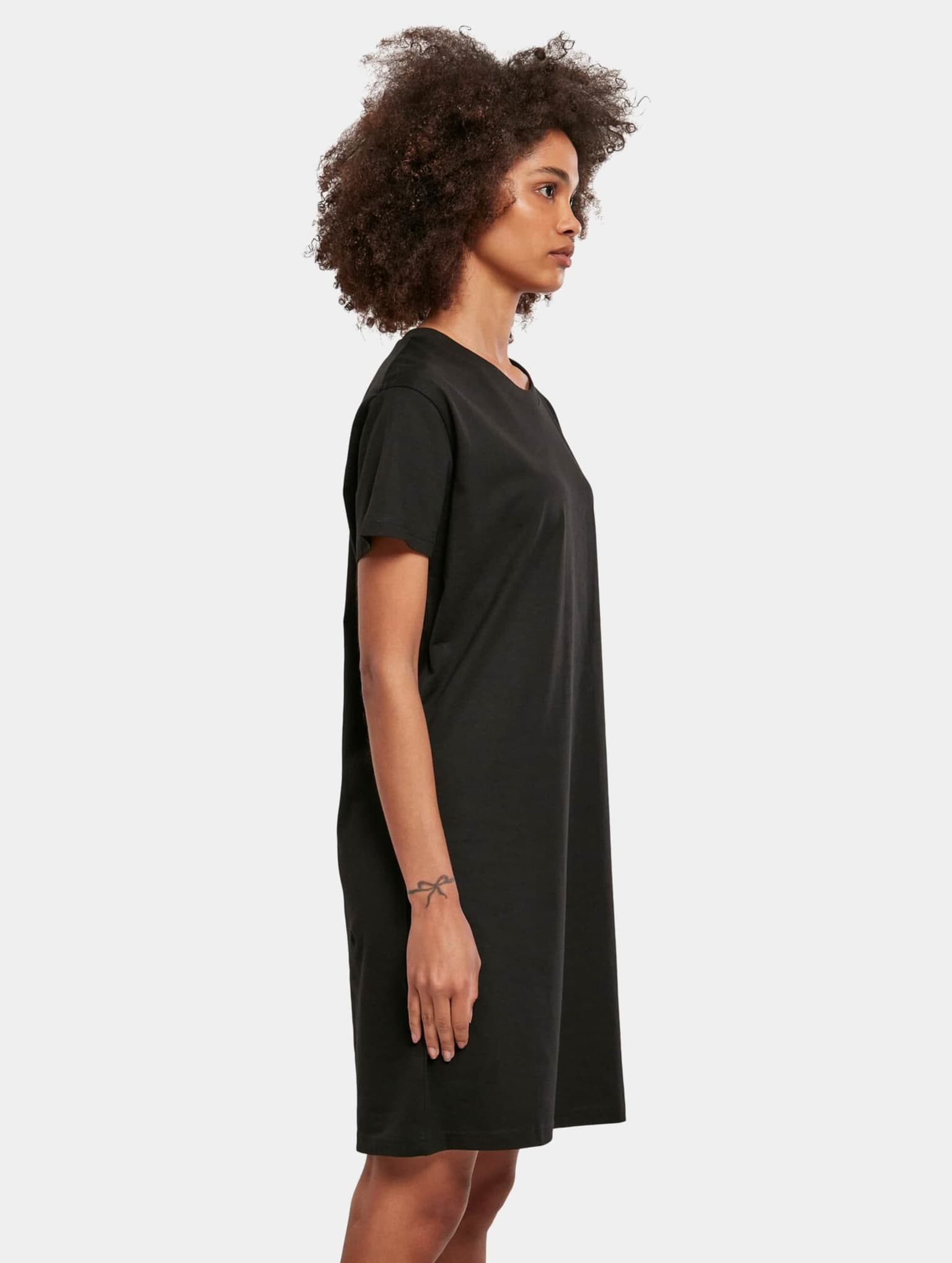 Urban Classics Ladies Essentials Cotton Boxy Tee Dress – Bild 3