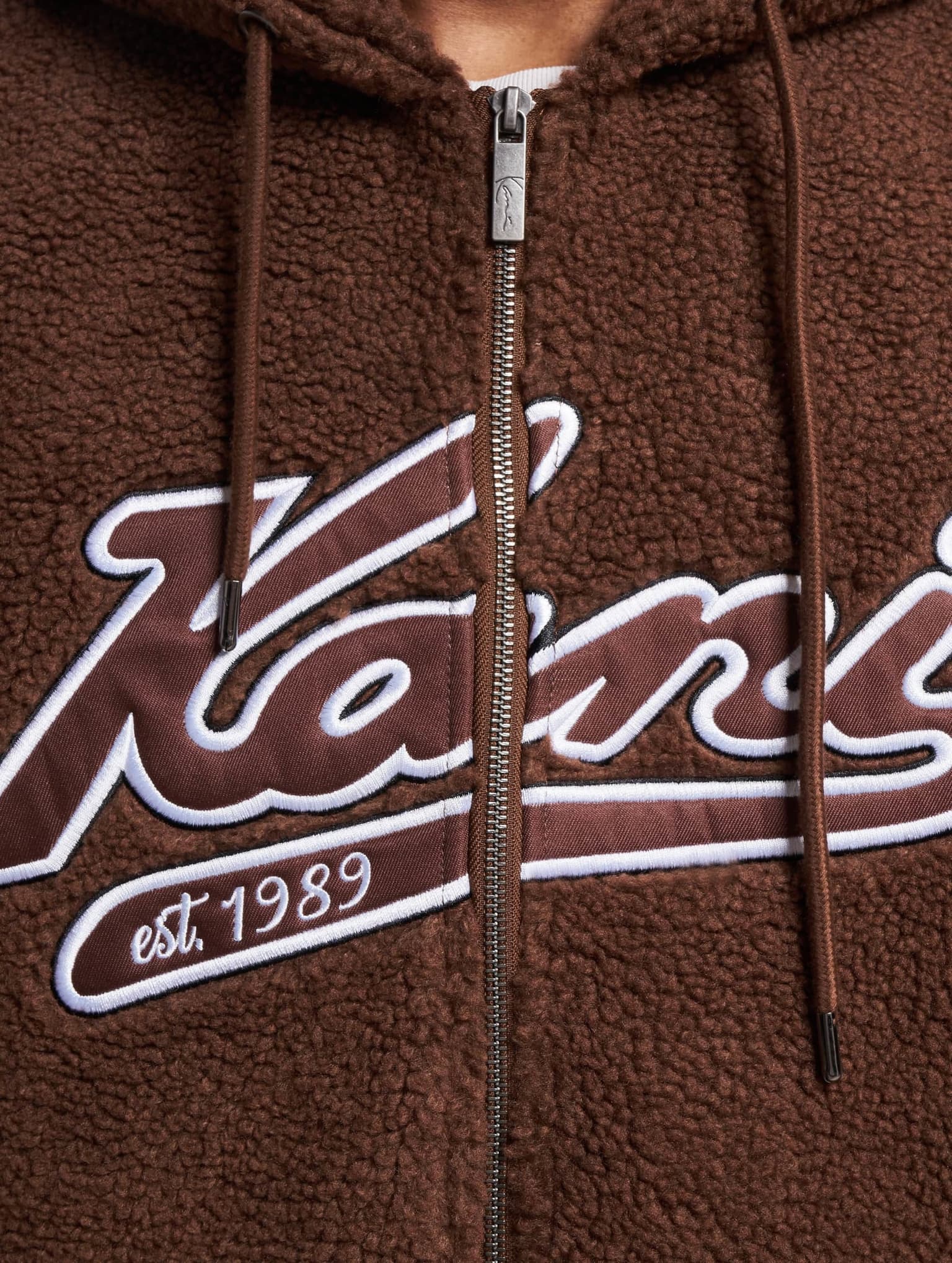 Karl Kani KM233-019-1 KK Varsity Teddy Full Zip Hoodie – Bild 4