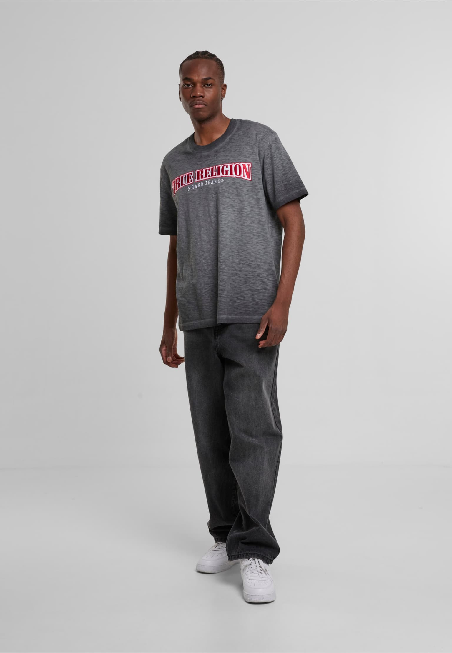 True Religion SS SLUB EMBRO ARCH LOGO TEE – Bild 3