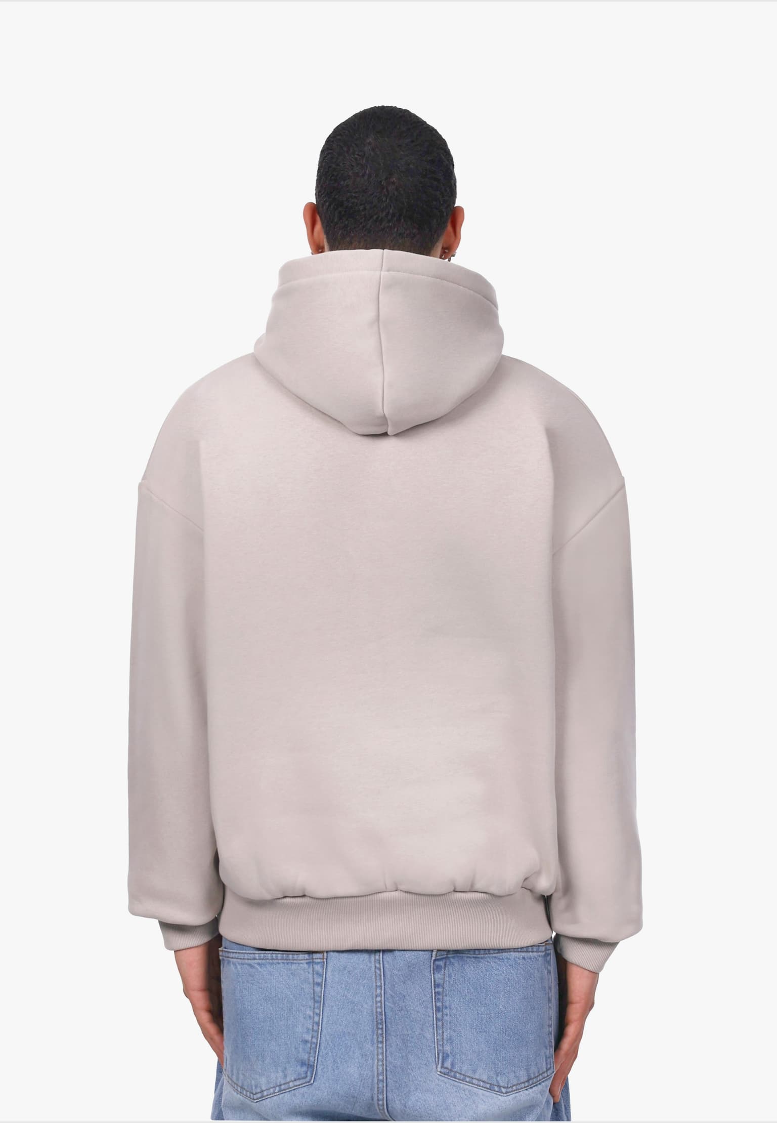 Dropsize Heavy Logo Design Hoodie – Bild 2