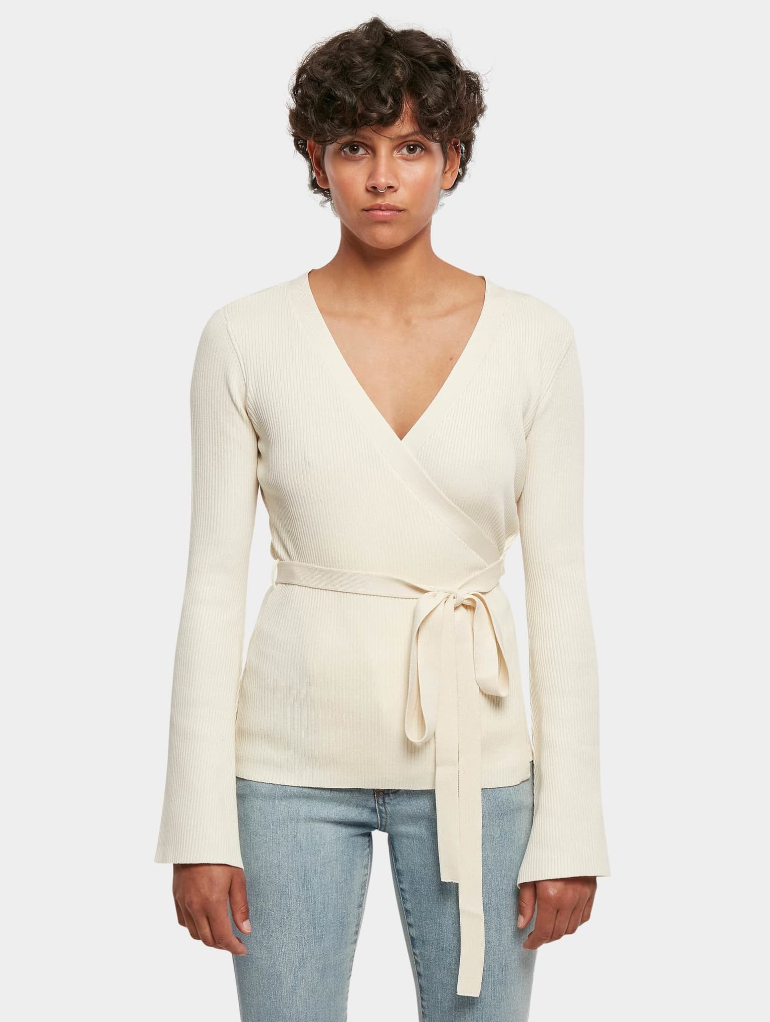 Urban Classics Ladies Rib Knit Wrapped Cardigan – Bild 3