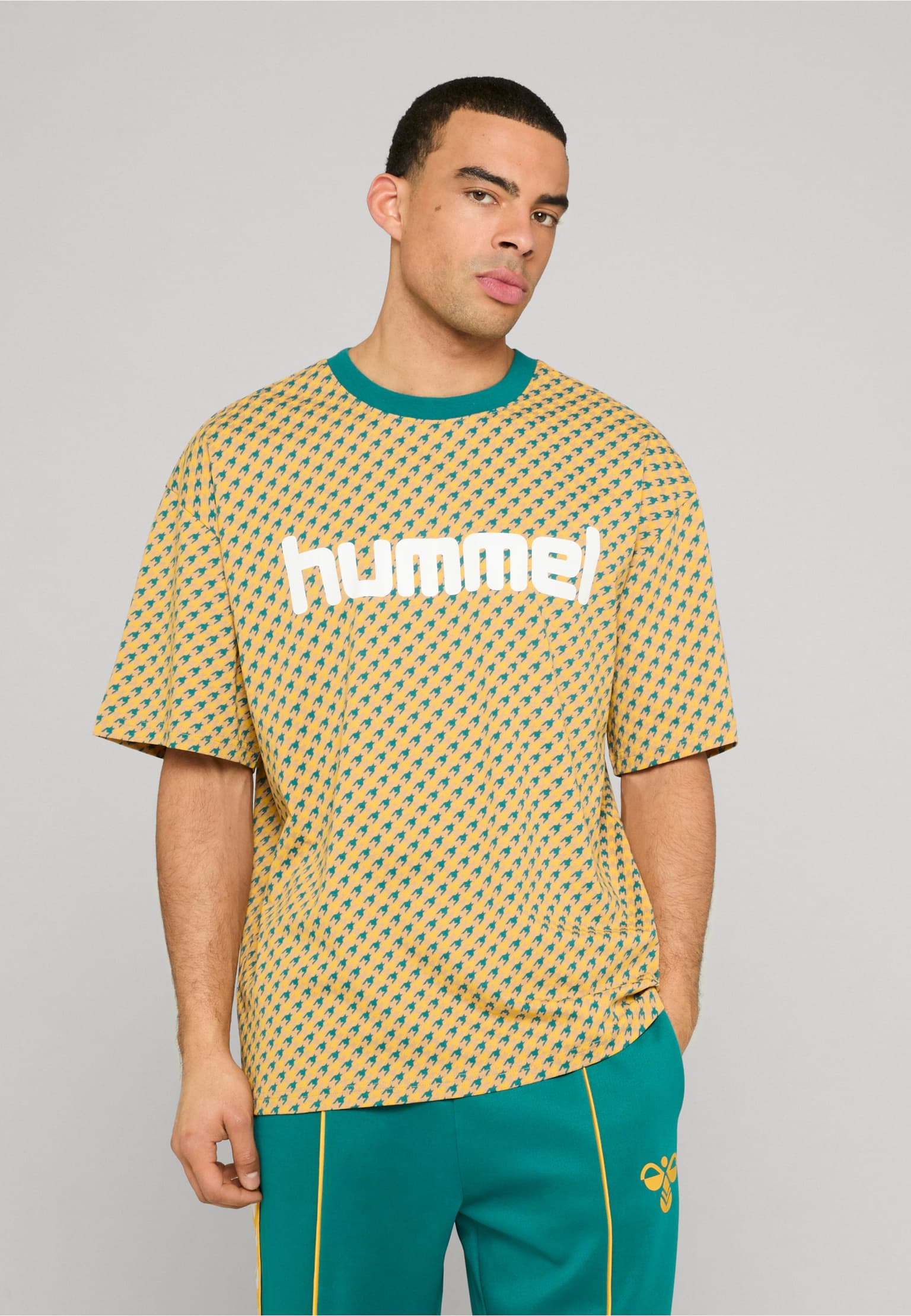 Hummel Regular Pepita AOP T-Shirt