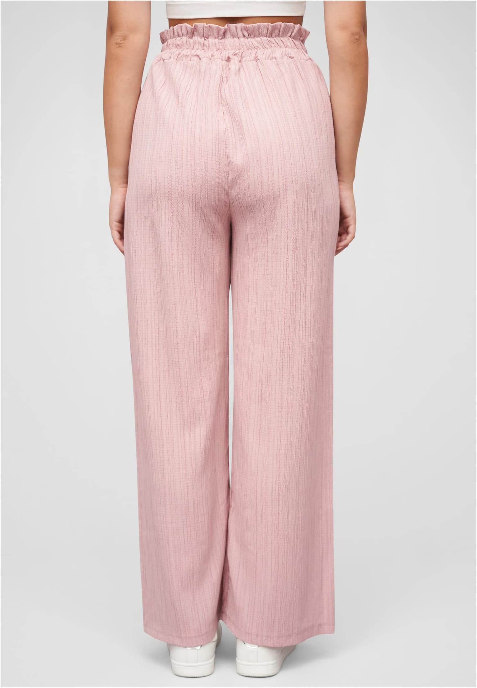 Cloud5ive Sommer Hose mit weitem Beinschnitt und Strukturstoff – Bild 2