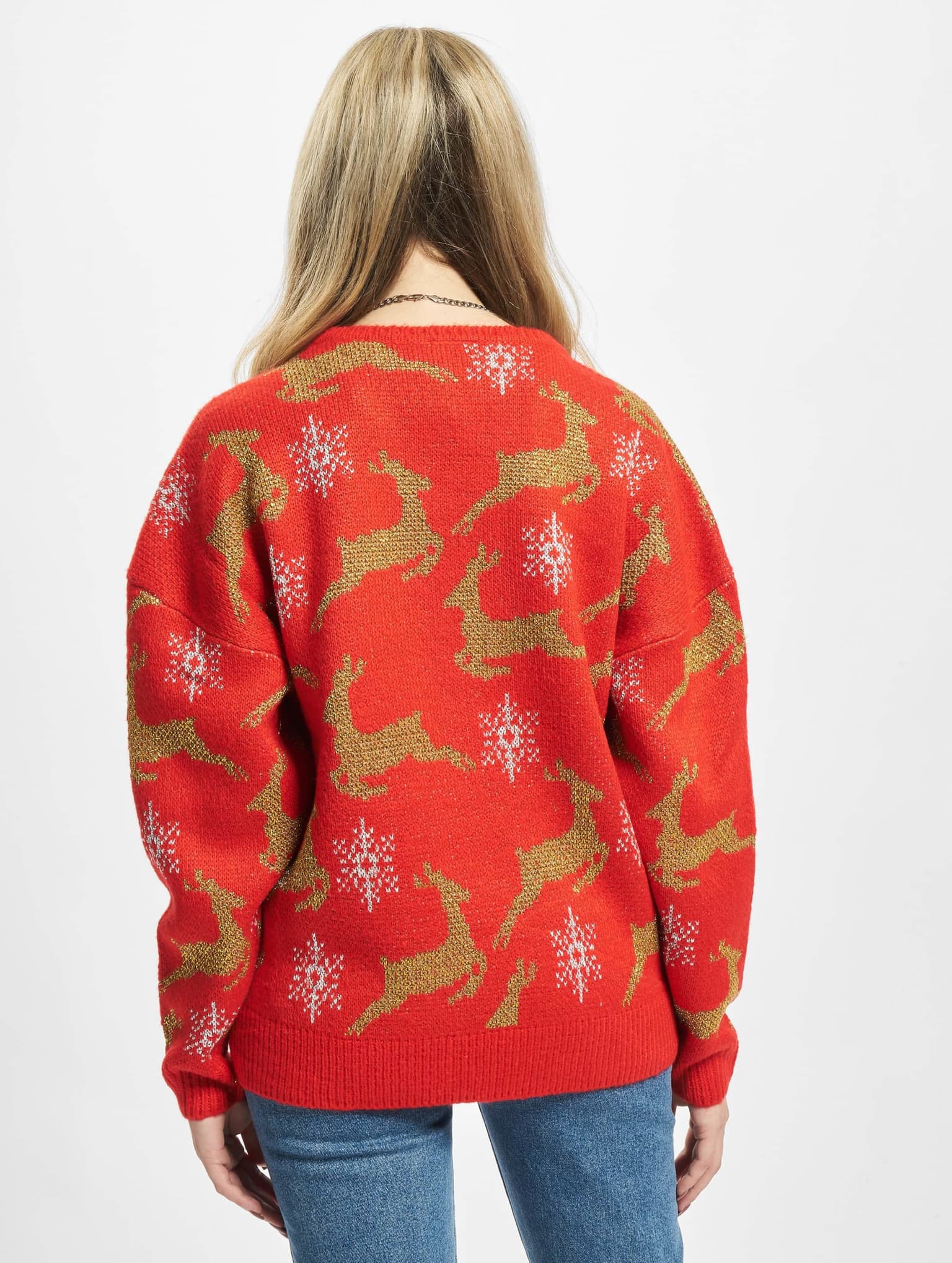 Urban Classics Ladies Oversized Christmas Sweater – Bild 2