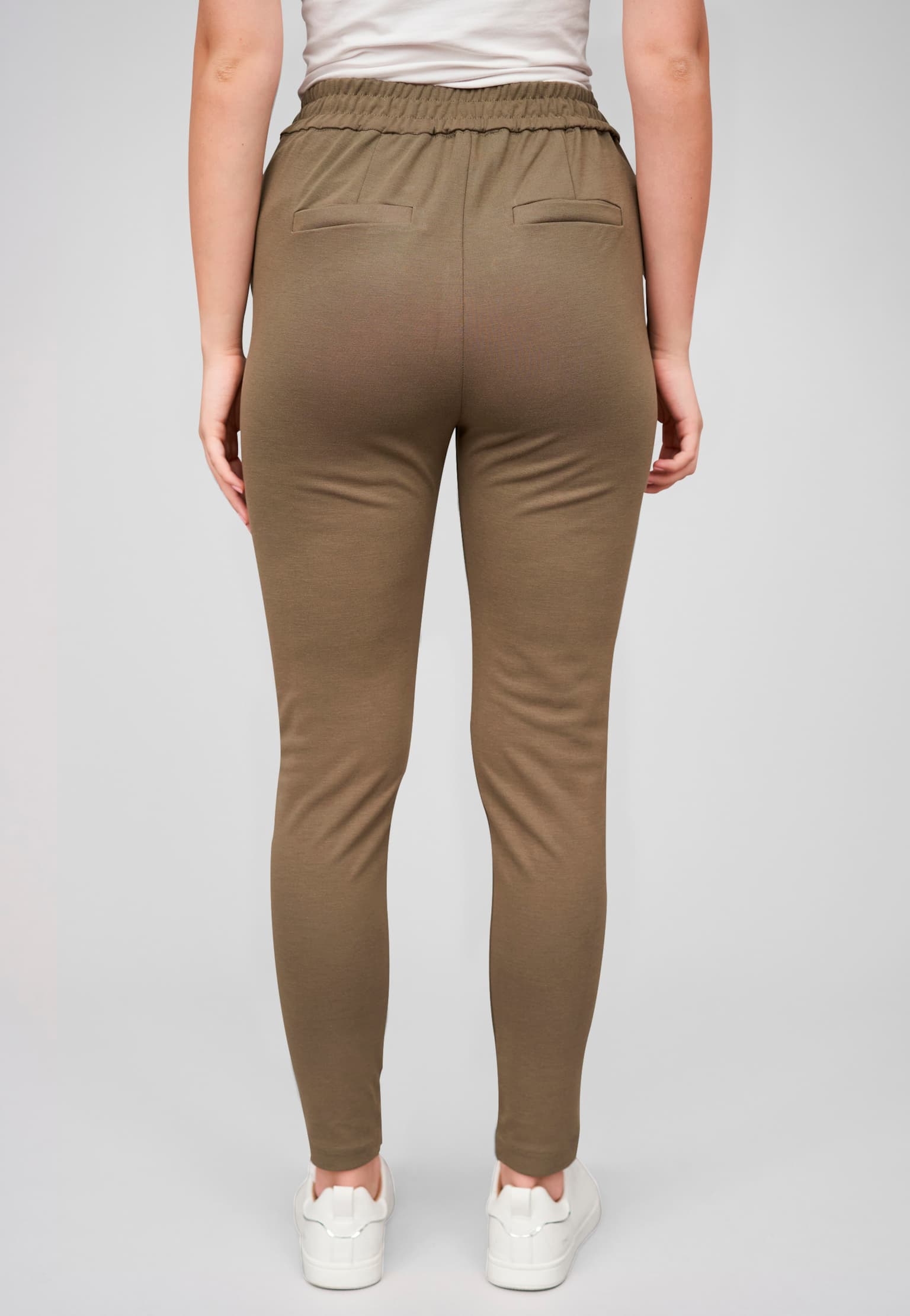 Cloud5ive Damen Stoffhose mit 2-Pockets und Tunnelzug – Bild 2