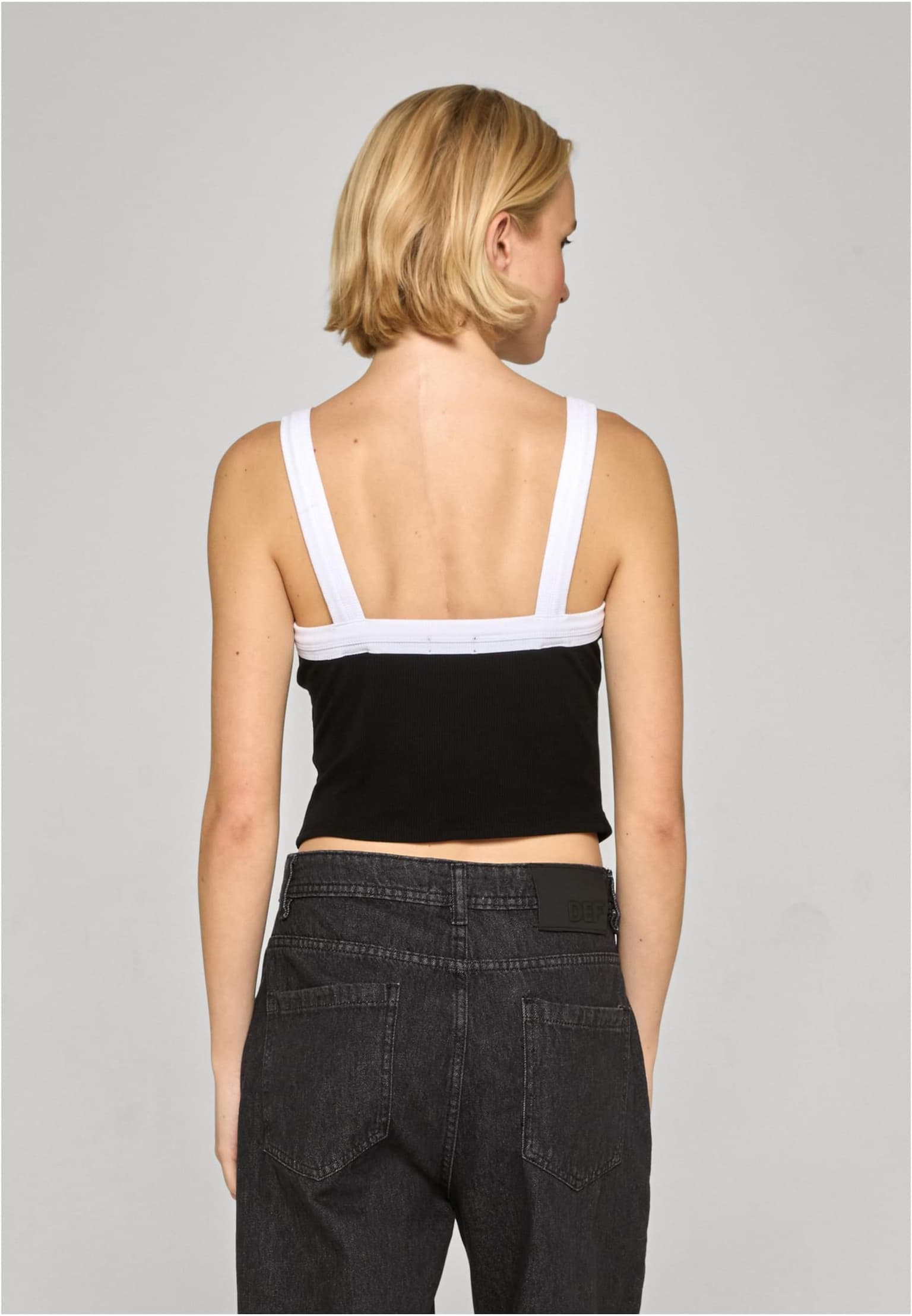 True Religion EMBROIDERED CONTRAST RIB TANK – Bild 2