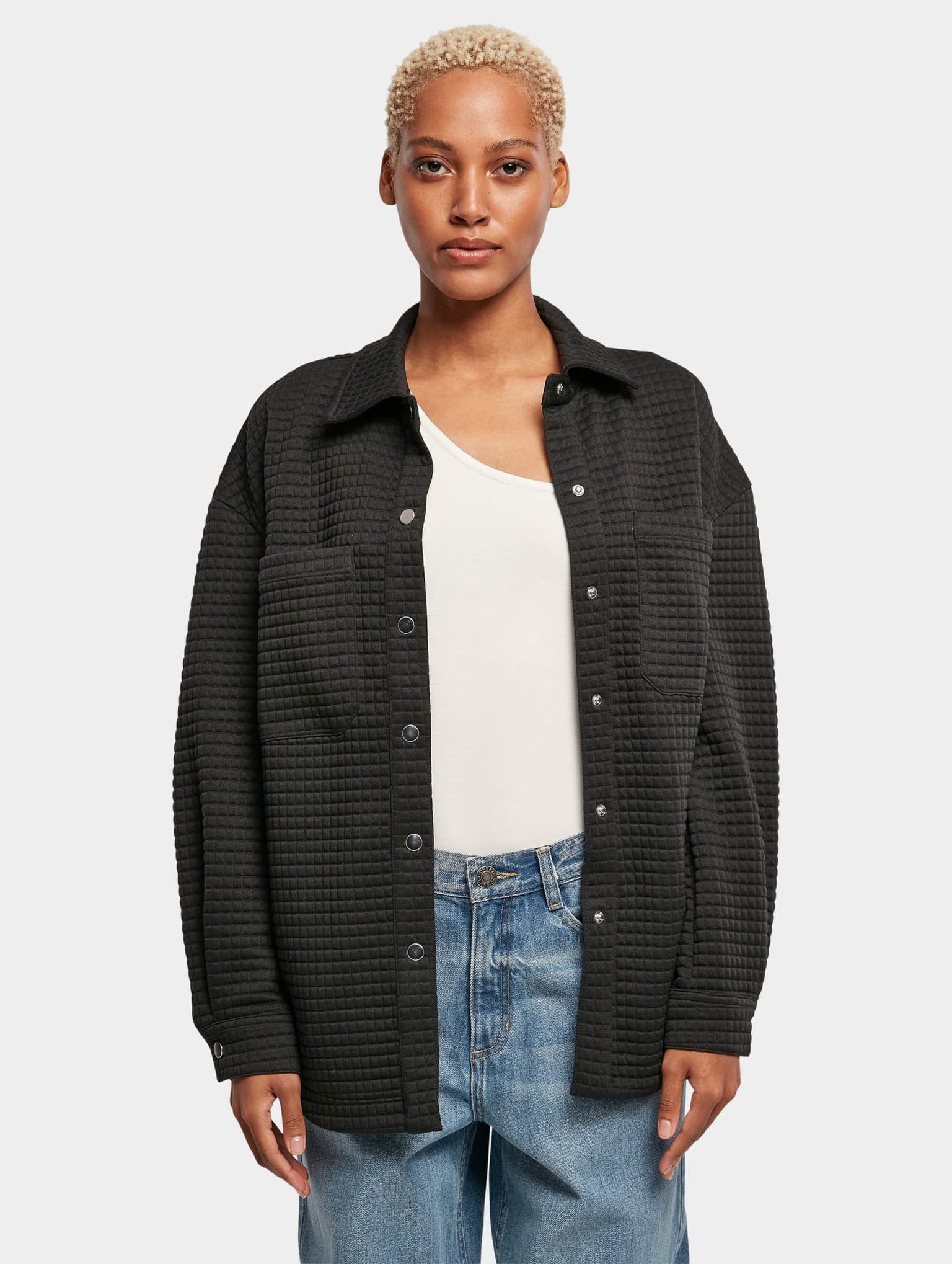 Urban Classics Ladies Quilted Sweat Shirt – Bild 3