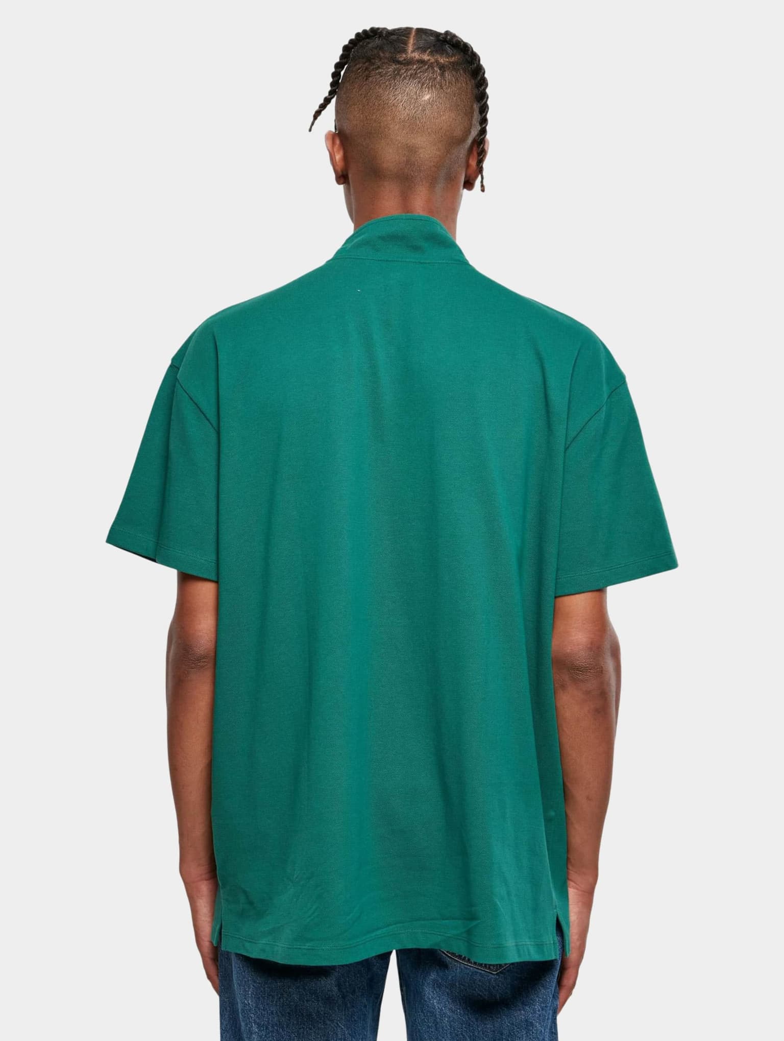 Urban Classics Boxy Zip Pique Tee – Bild 2