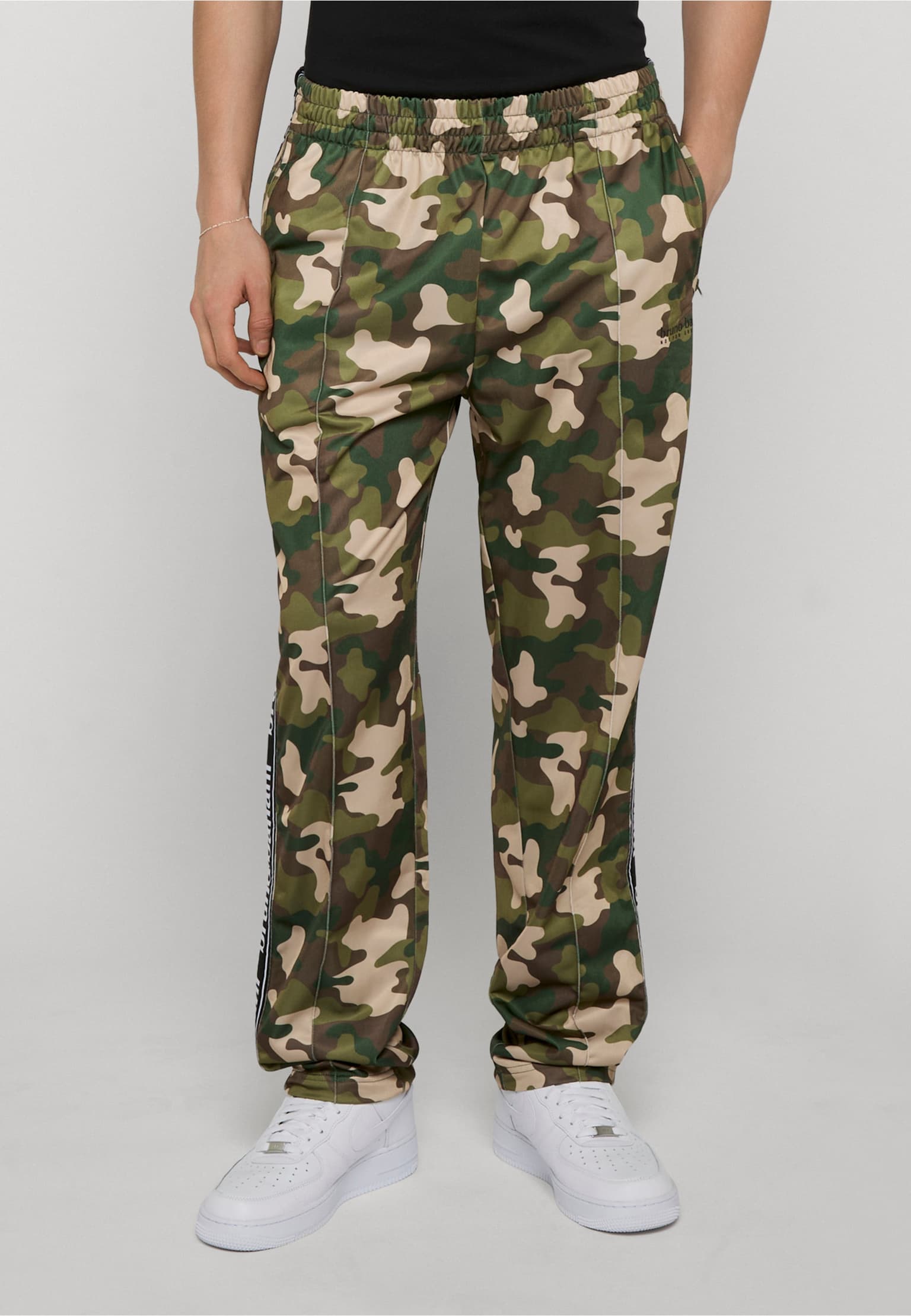 Bruno Banani Tape Logo Print Trackpants