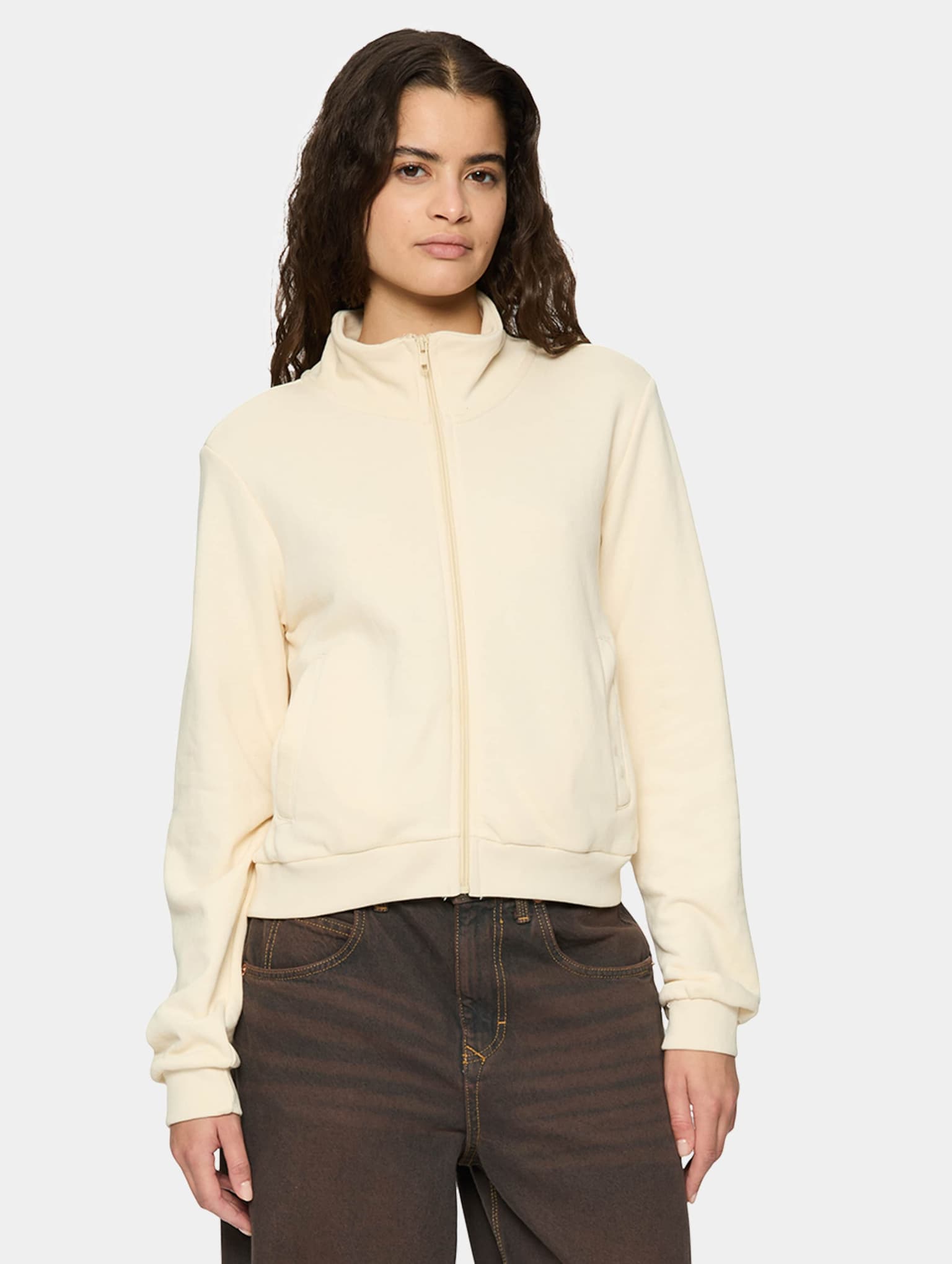 Urban Classics Ladies Light Terry Track Übergangsjacke