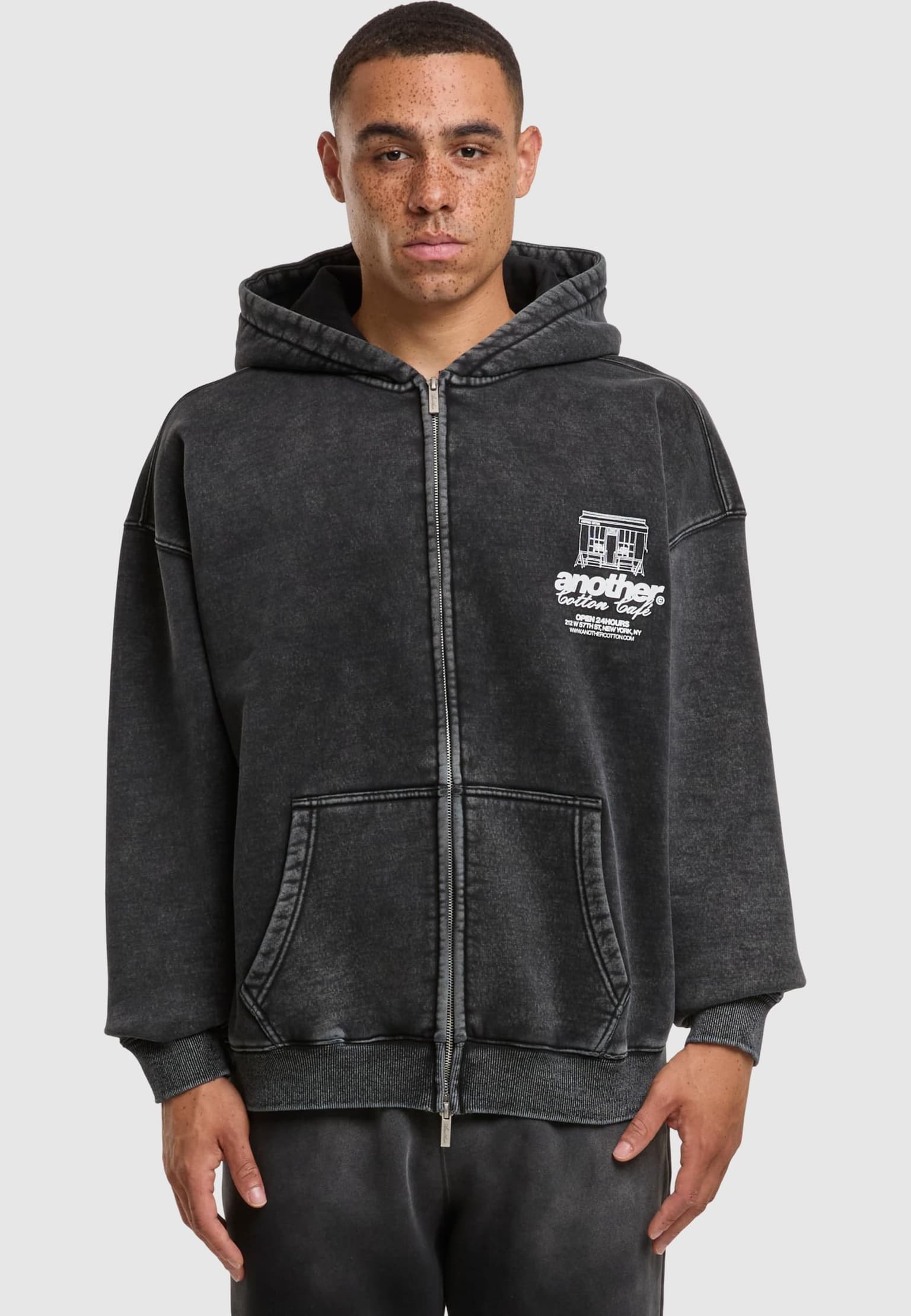 Another Cotton Lab Sunday Morning Zip Hoodie – Bild 3