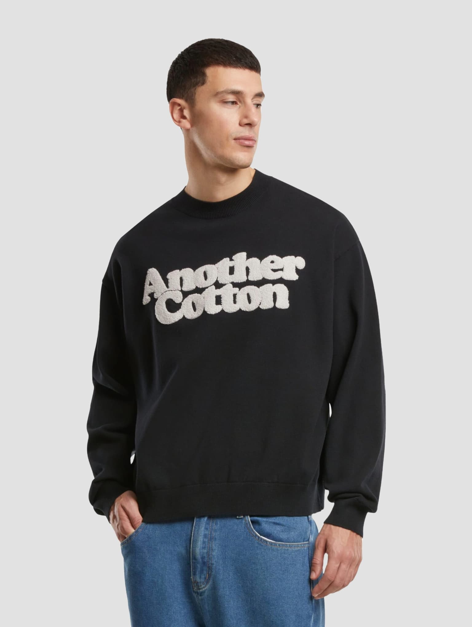 Another Cotton Lab Chenille Oversize Knit Sweatshirt