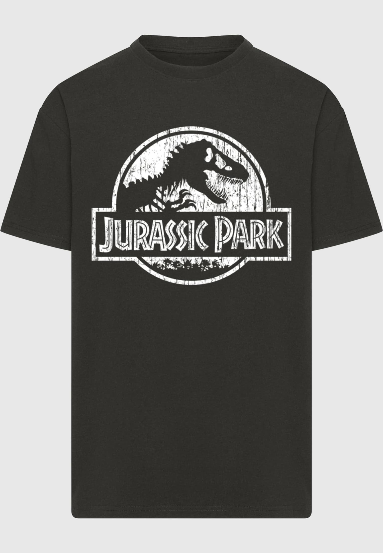 Merchcode Jurassic Park Distressed Logo Oversize Tee – Bild 3
