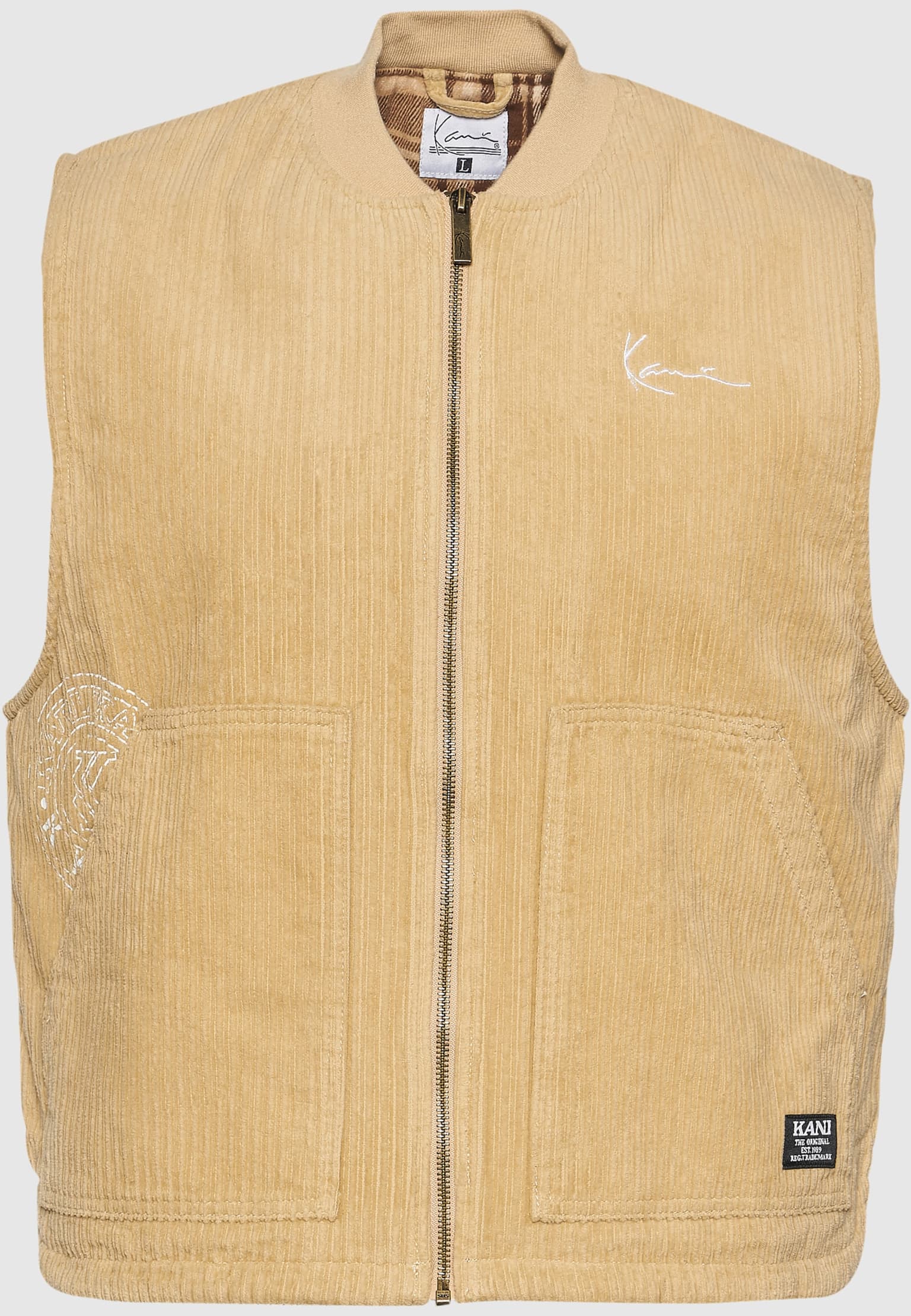 Karl Kani KU233-006-1 KK Chest Signature Corduroy Vest – Bild 3