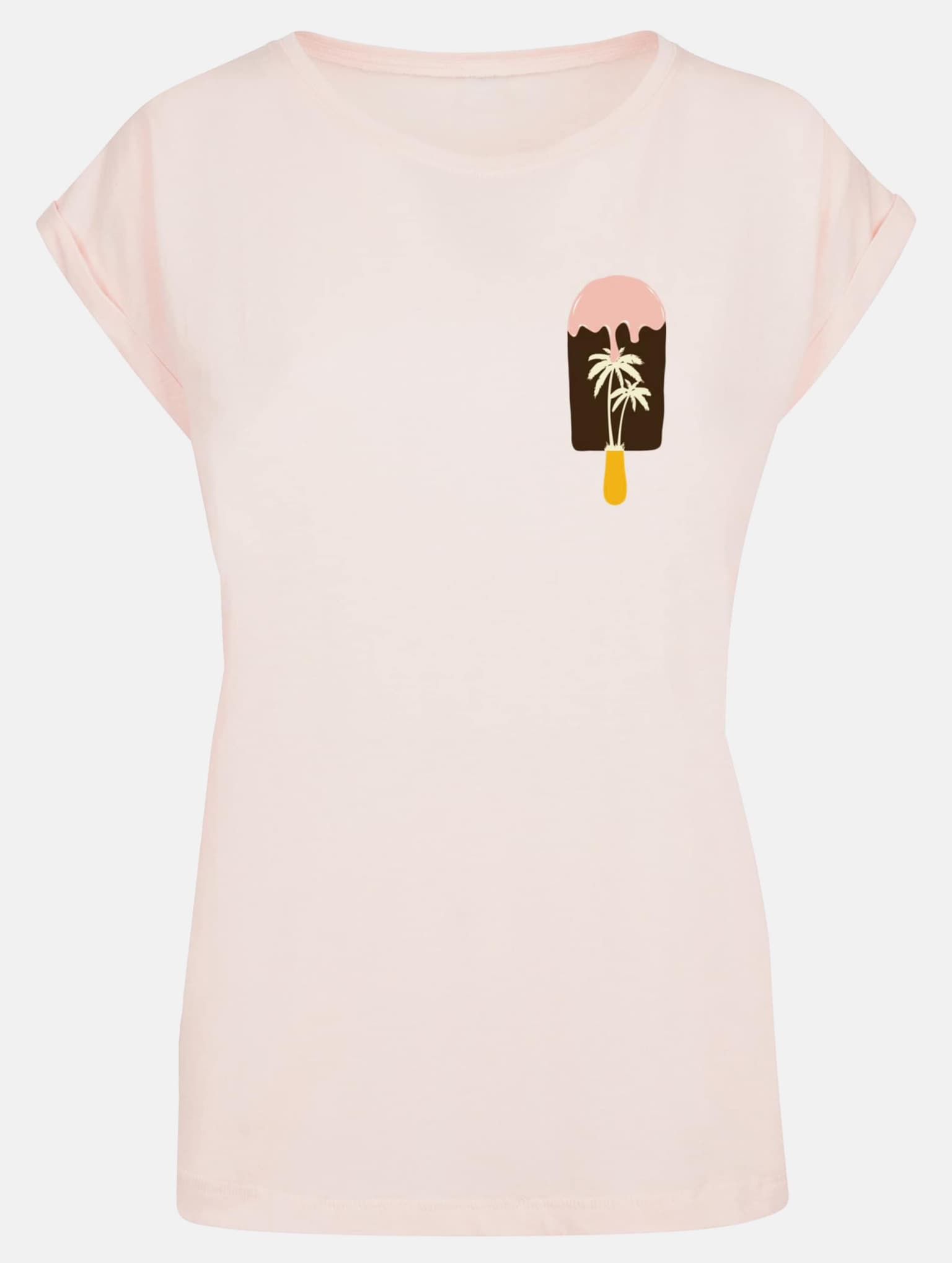 Merchcode POD Ladies Summer - Icecream T-Shirt – Bild 3