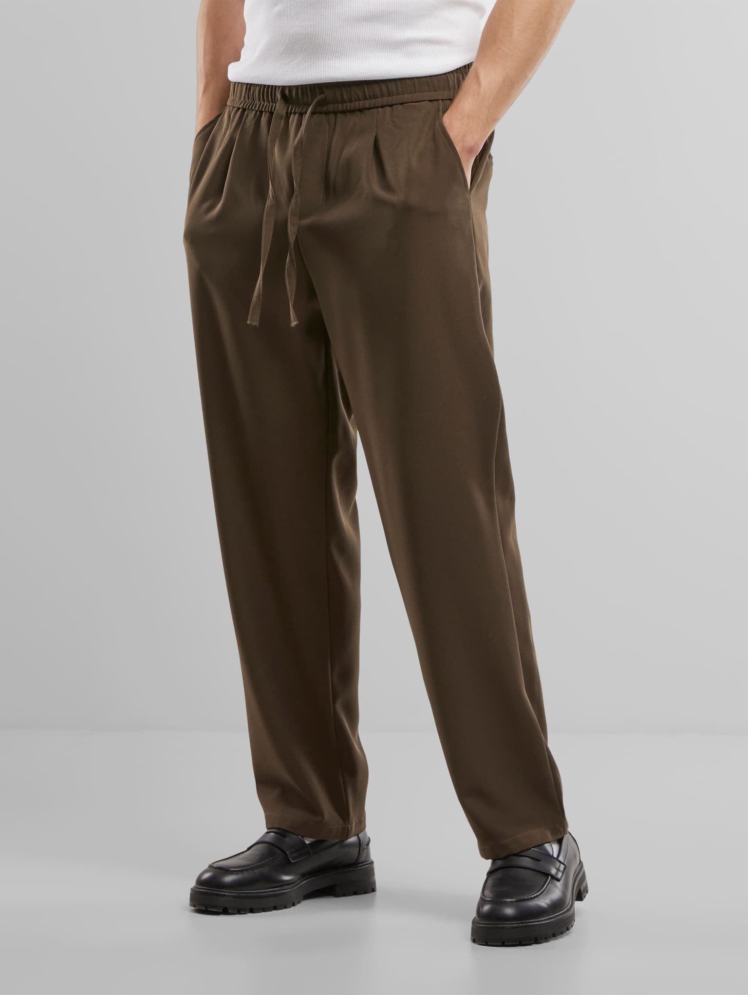 Another Cotton Lab Suit Pleated Trousers Ribbons