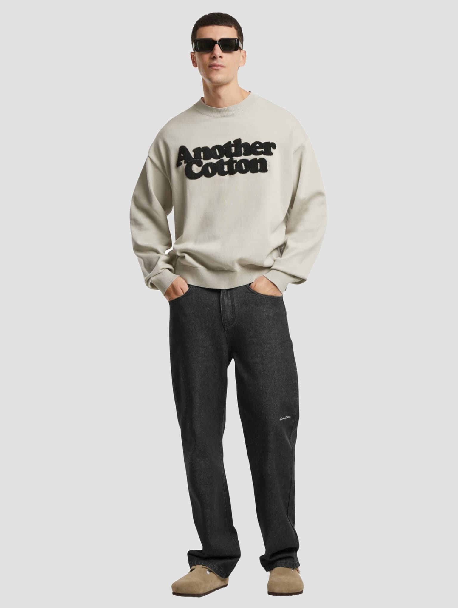 Another Cotton Lab Chenille Oversize Knit Sweatshirt – Bild 4