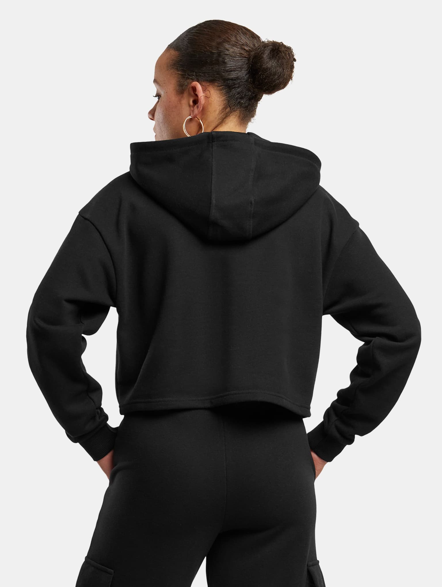 Urban Classics Ladies Oversized Cropped Light Terry Hoodie – Bild 2