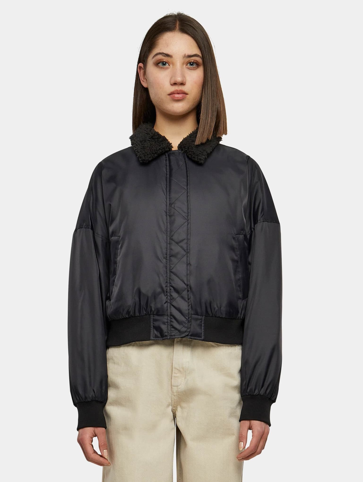 Urban Classics Ladies Pilot Bomber Jacket – Bild 3