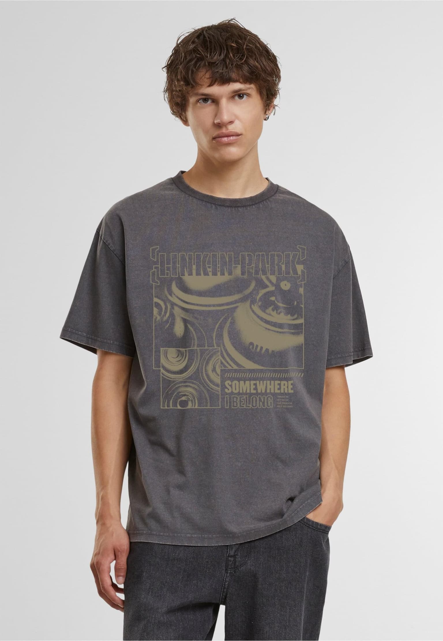 Merchcode Linkin Park Somewhere I belong Vintage Loose Tee