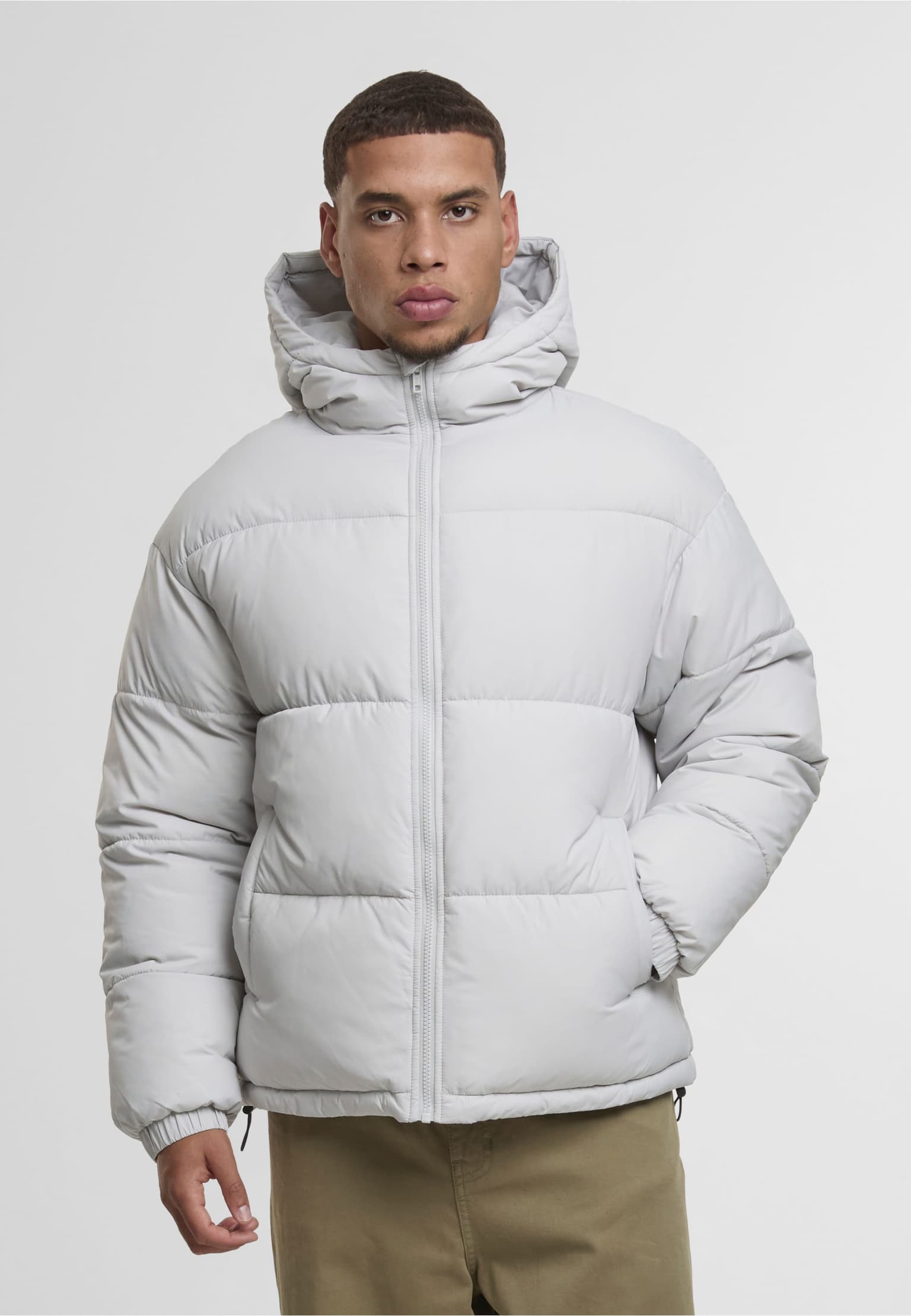 Urban Classics Basic Puffer Jacket With Hood