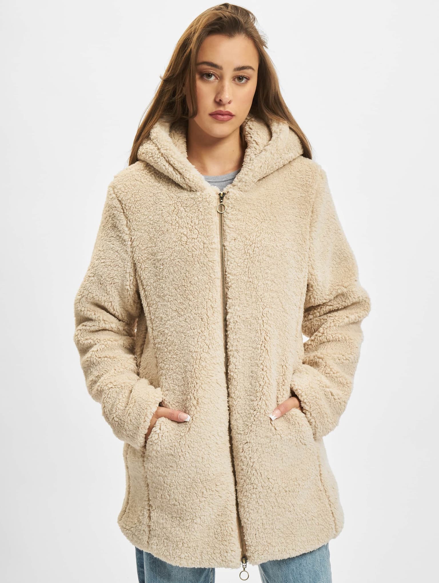 Urban Classics Ladies Sherpa Jacket – Bild 3