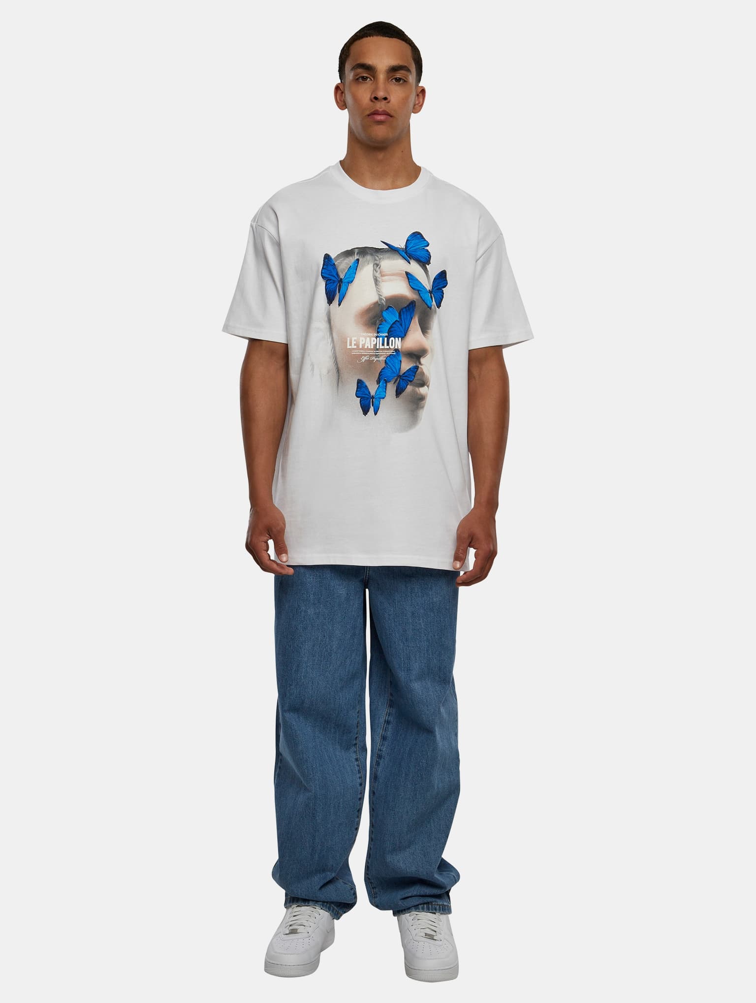 Mister Tee Upscale Le Papillon Oversize – Bild 3