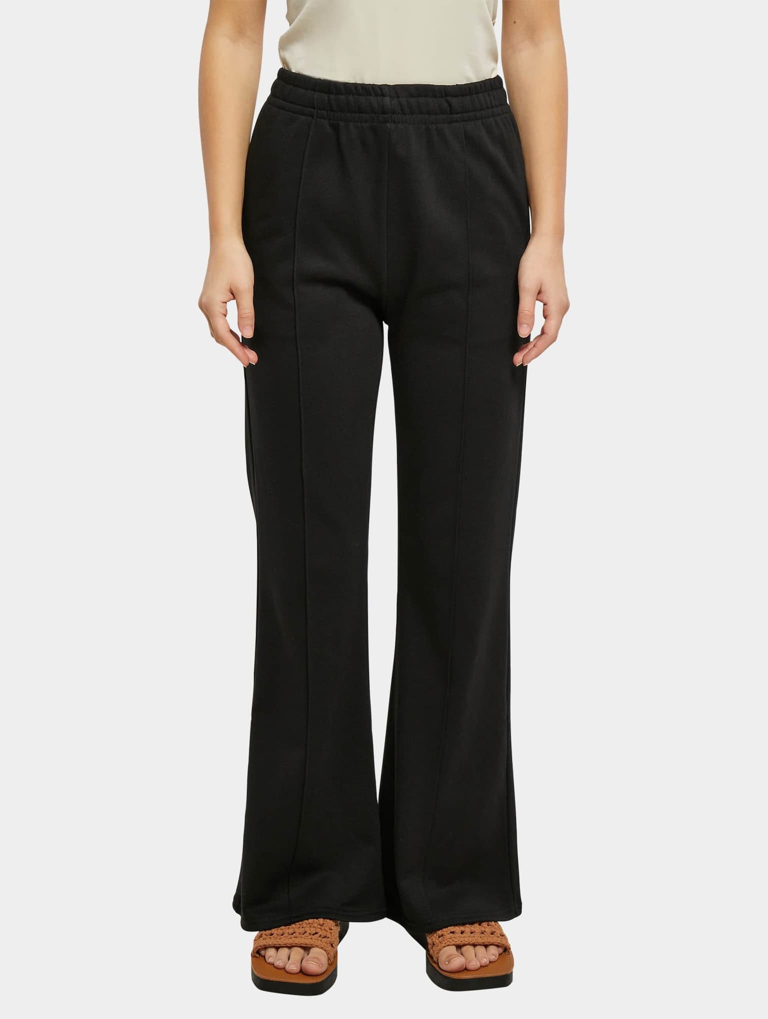 Urban Classics Ladies Flared Pin Tuck Terry Pants – Bild 3