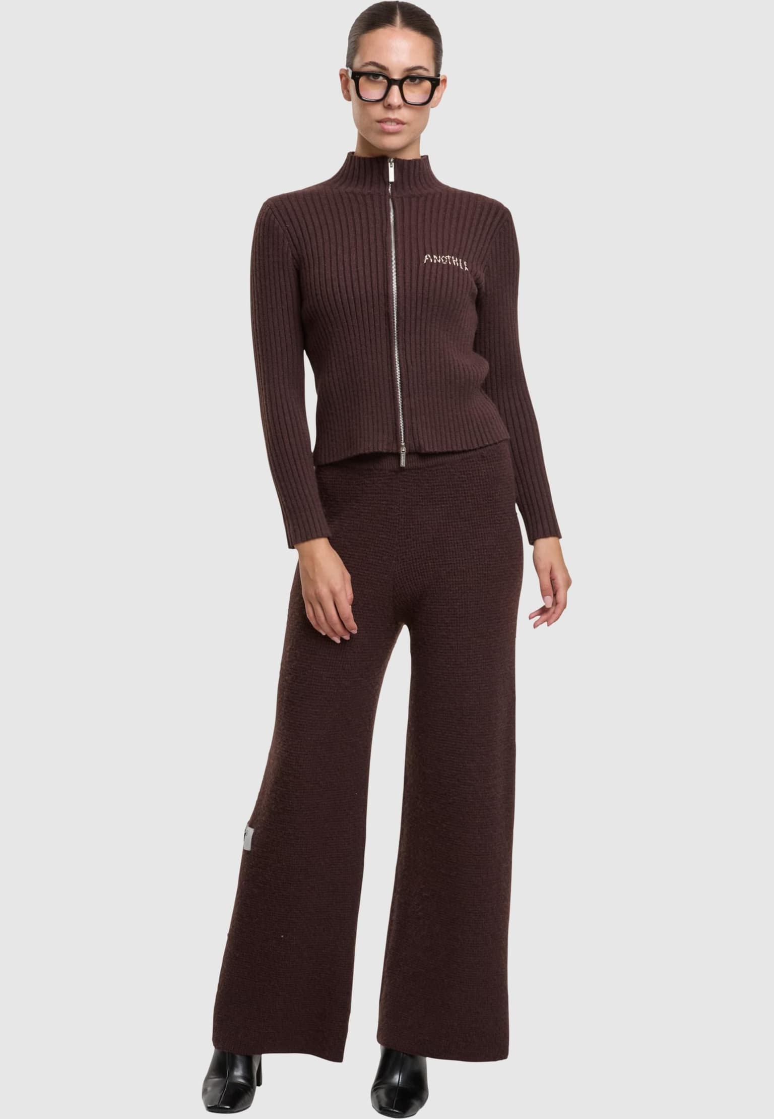 Another Cotton Lab Wide Leg Knit Pant – Bild 4