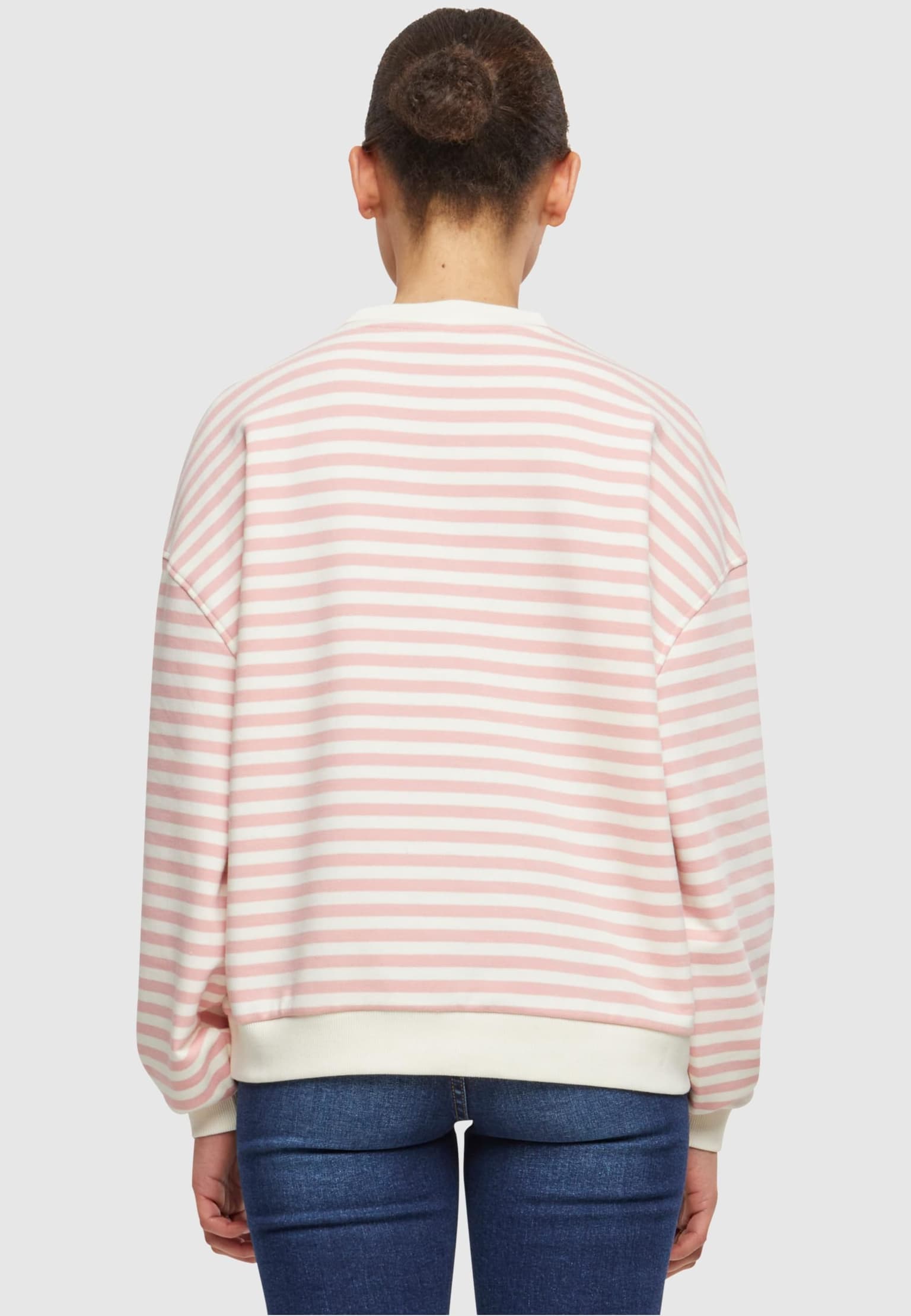 Urban Classics Ladies Oversized Striped Crewneck – Bild 2