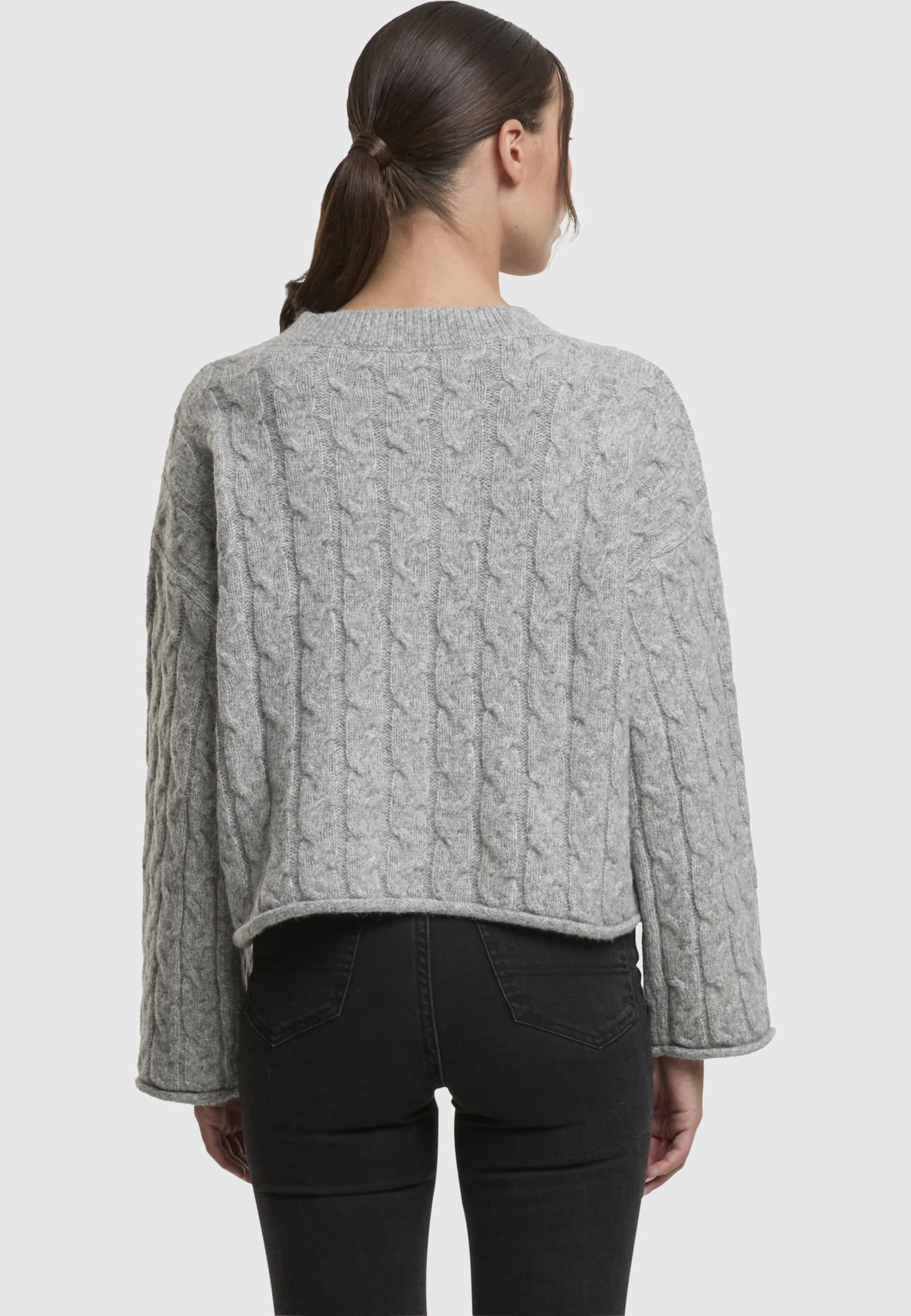 Noisy May NMELOISE L/S V-NECK CABLE KNIT FWD DD – Bild 2