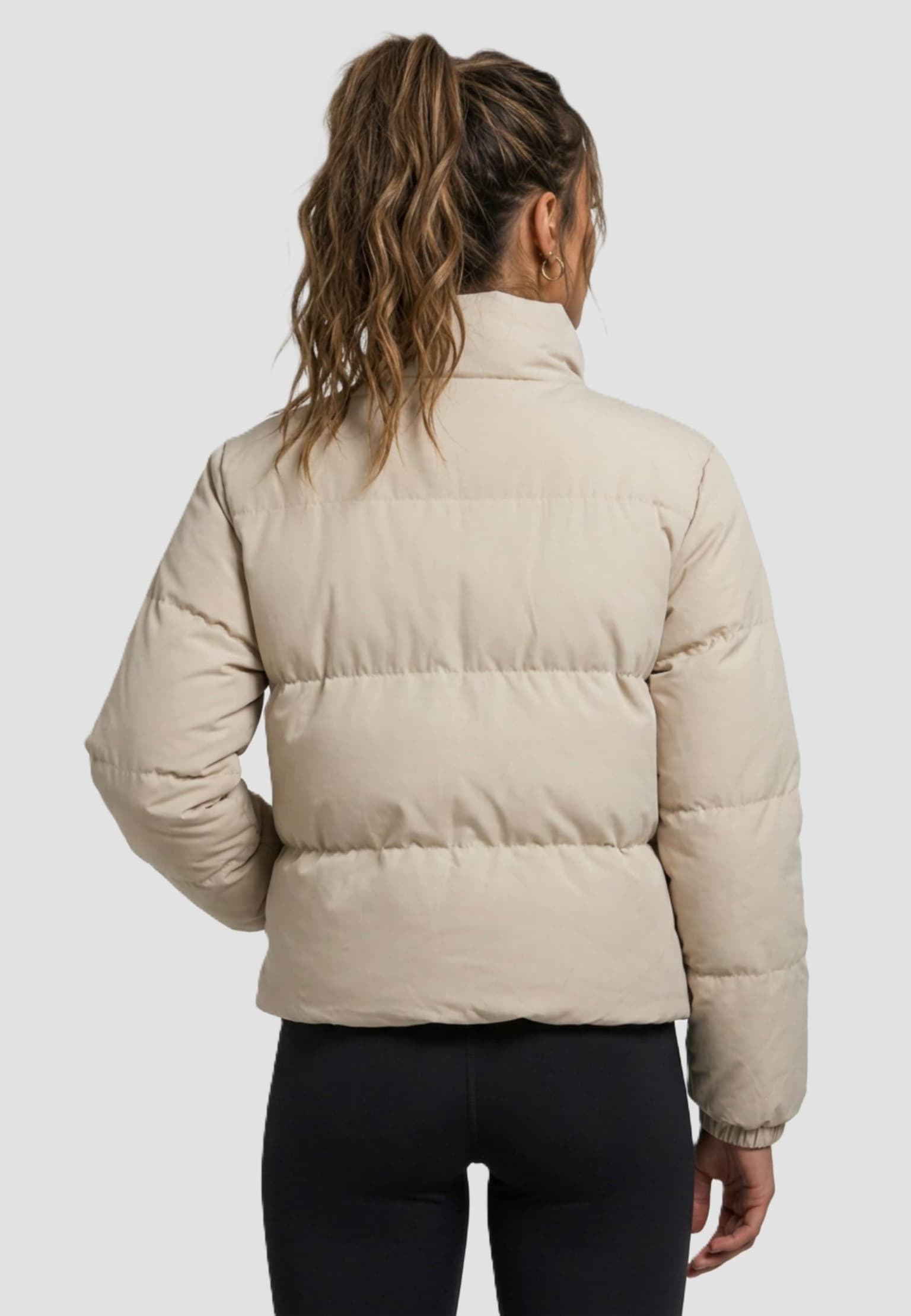 Urban Classics Ladies Short Peached Puffer Jacket – Bild 2