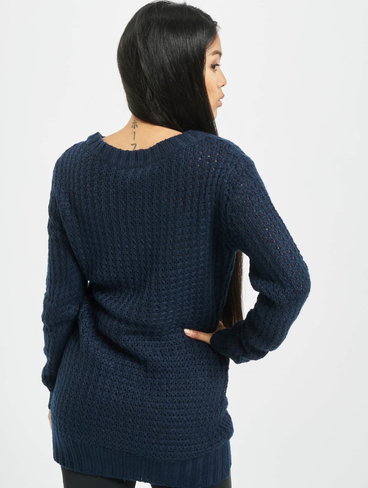 Urban Classics Ladies Long Wideneck Sweater – Bild 2