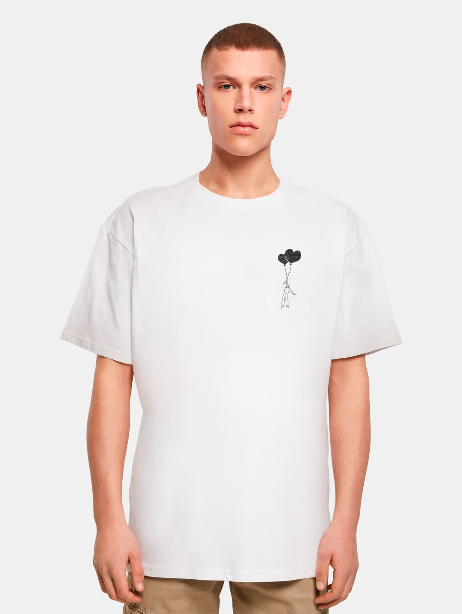 Merchcode Love In The Air Heavy Oversize T-Shirt – Bild 2