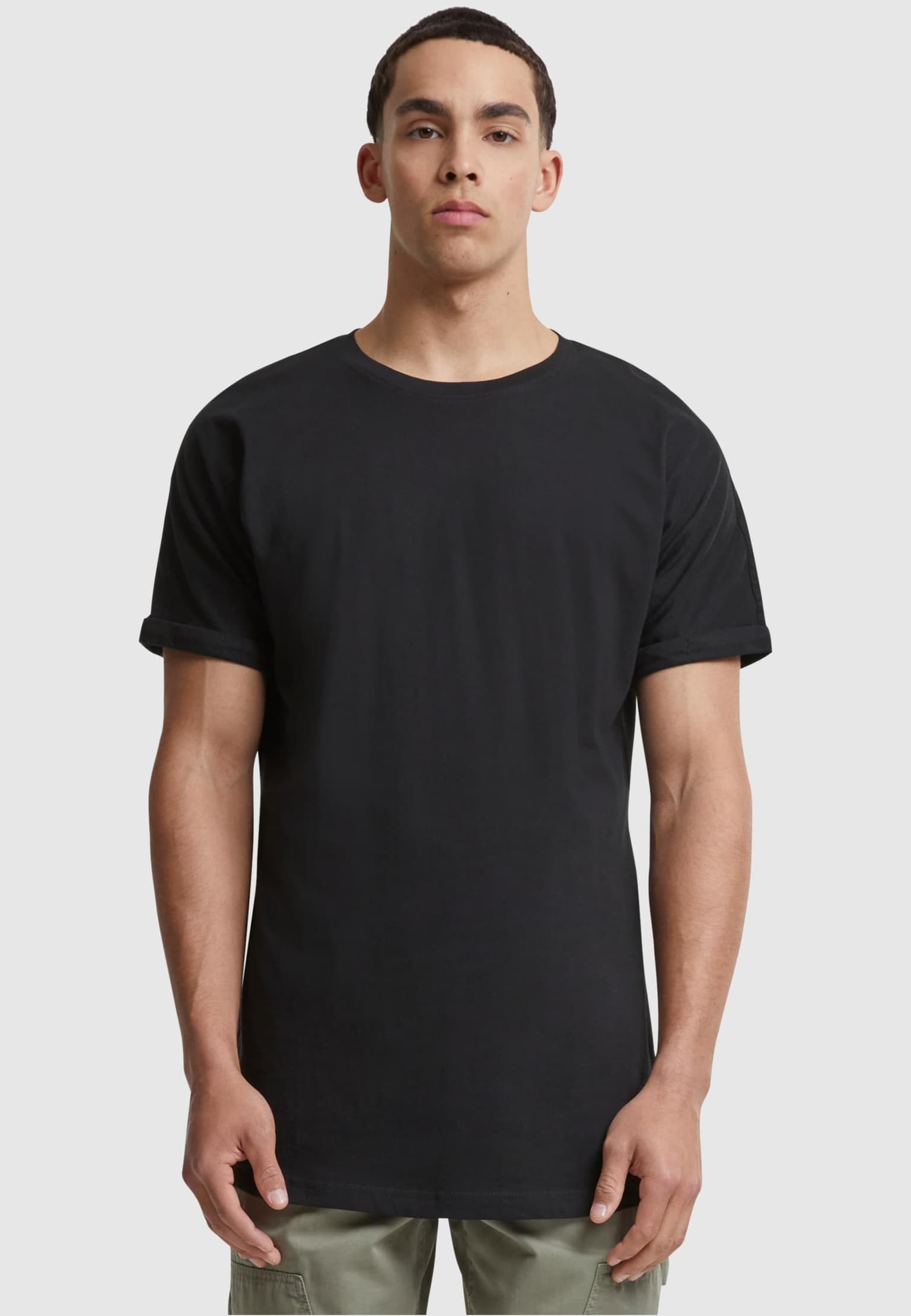 Urban Classics Long Shaped Turnup Tee – Bild 3