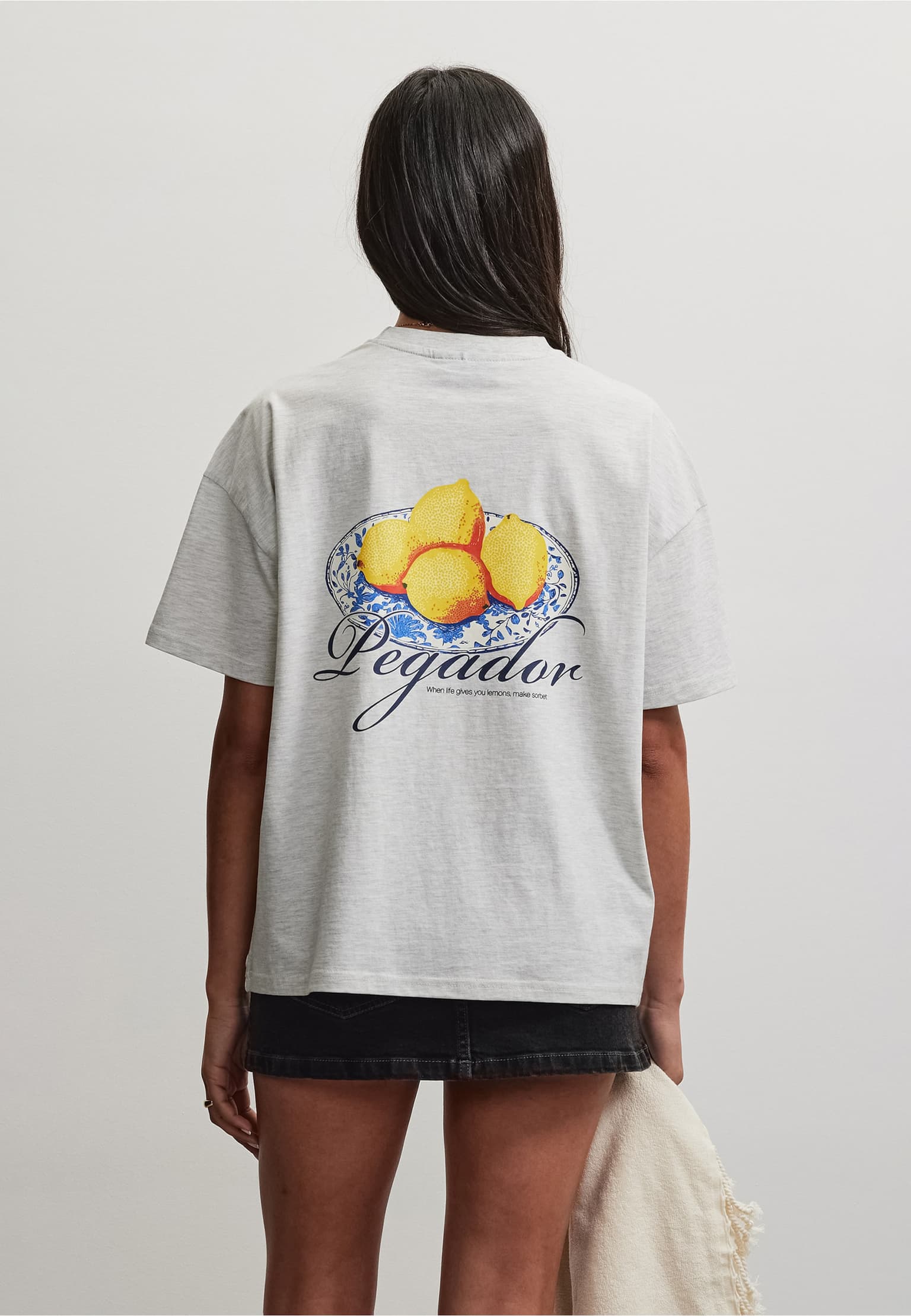 PEGADOR Mdina Heavy Oversized Tee