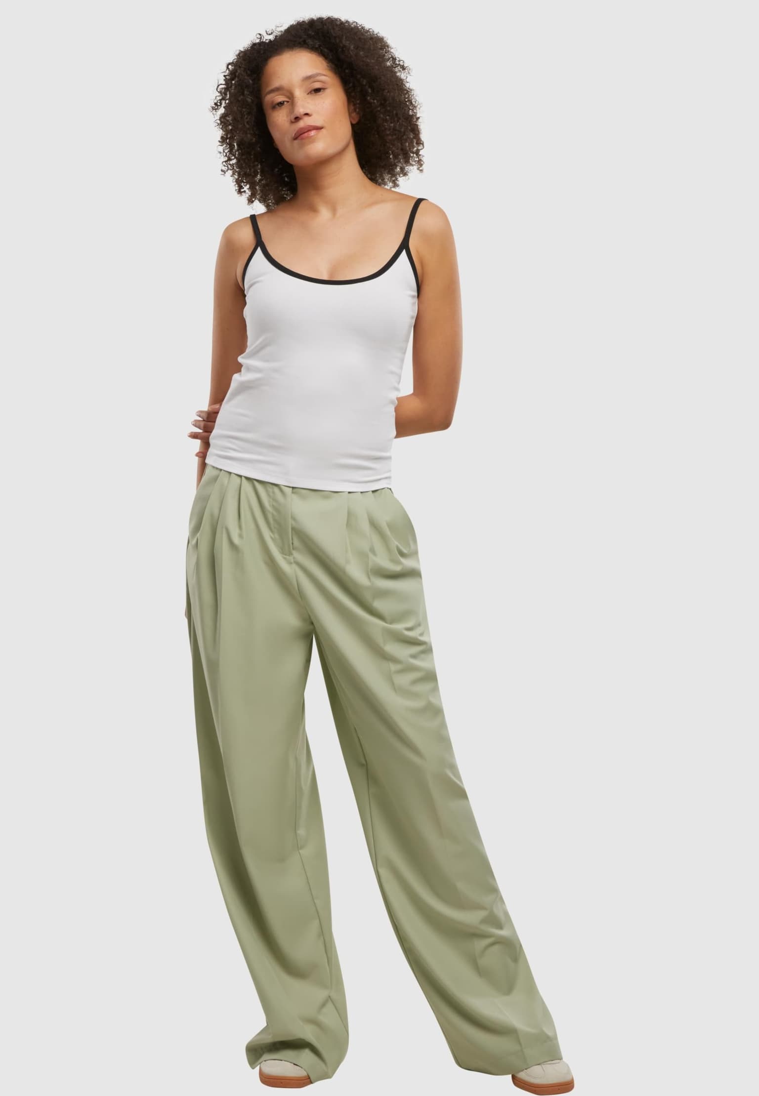 Urban Classics Ladies Contrast Basic Top 2-Pack – Bild 4