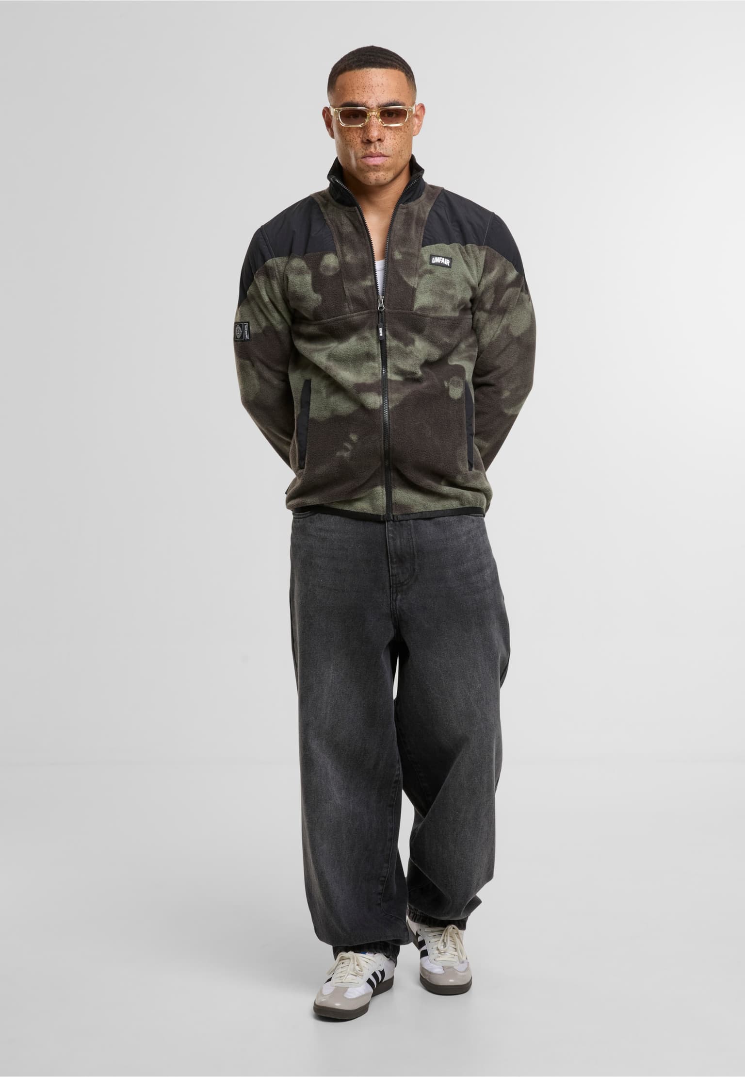 UNFAIR ATHLETICS Fabric Mix Fleece Jacket – Bild 3