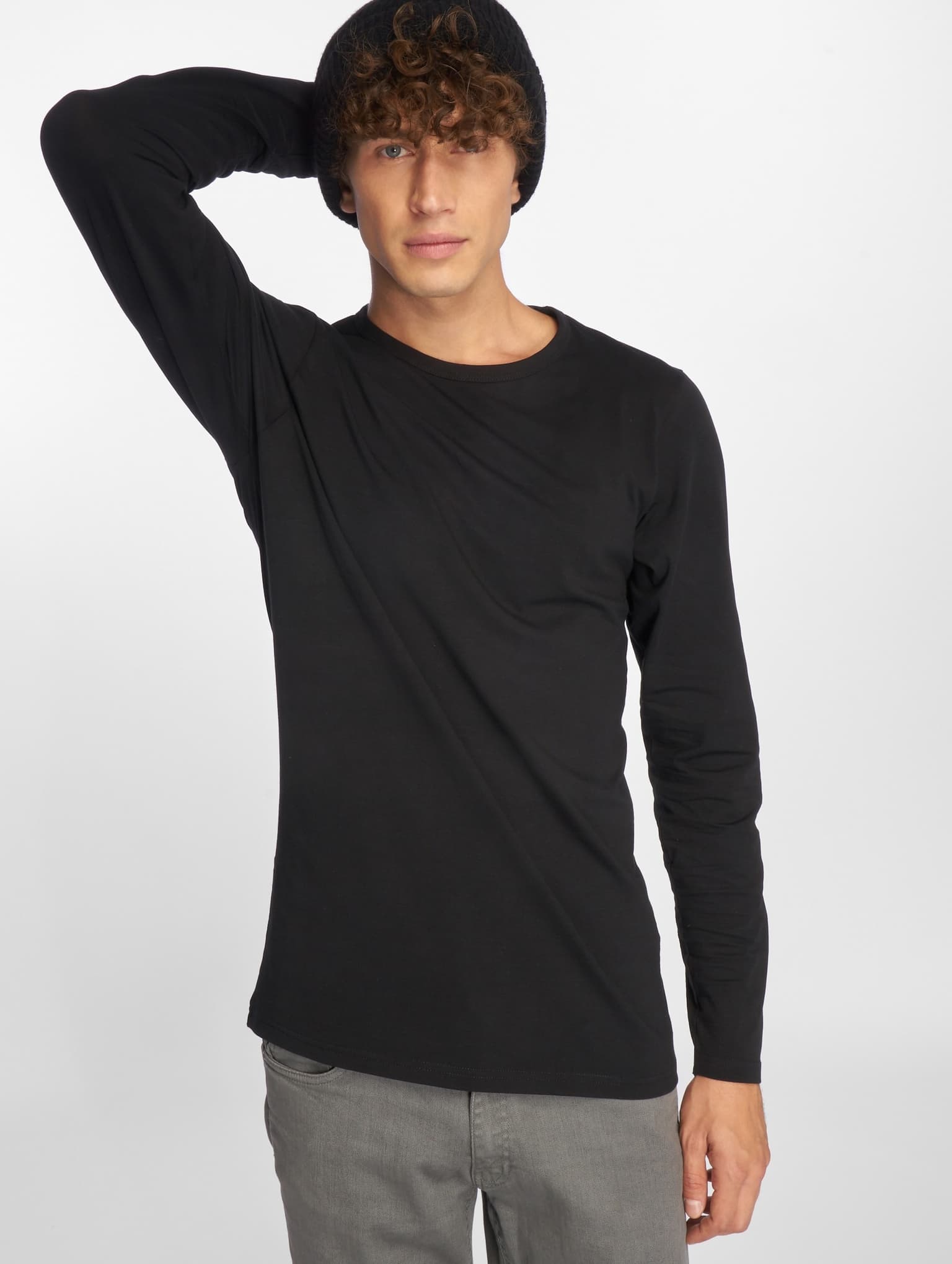 Urban Classics Fitted Stretch L/S Tee